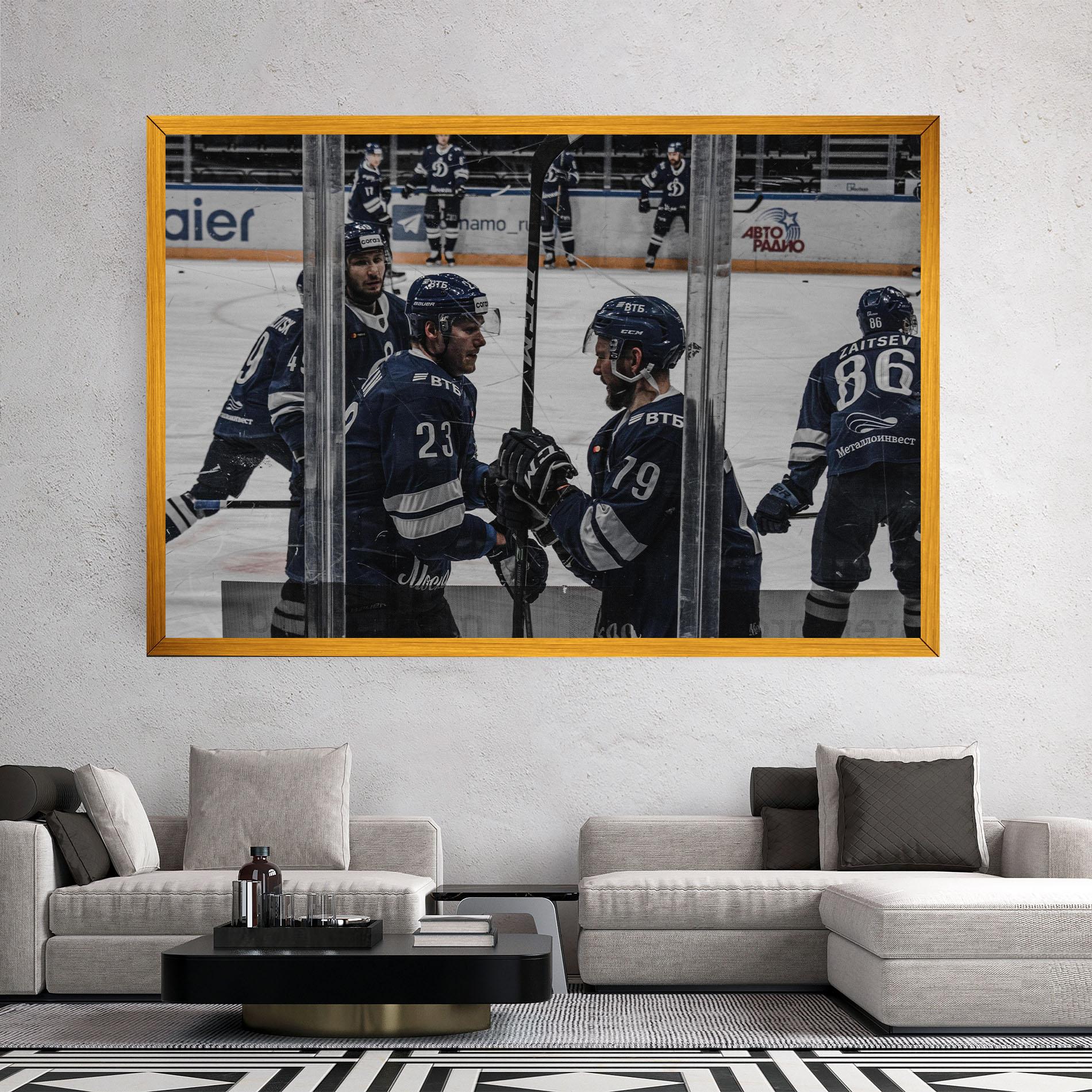 Tablou Canvas Hockey Players mockup 2