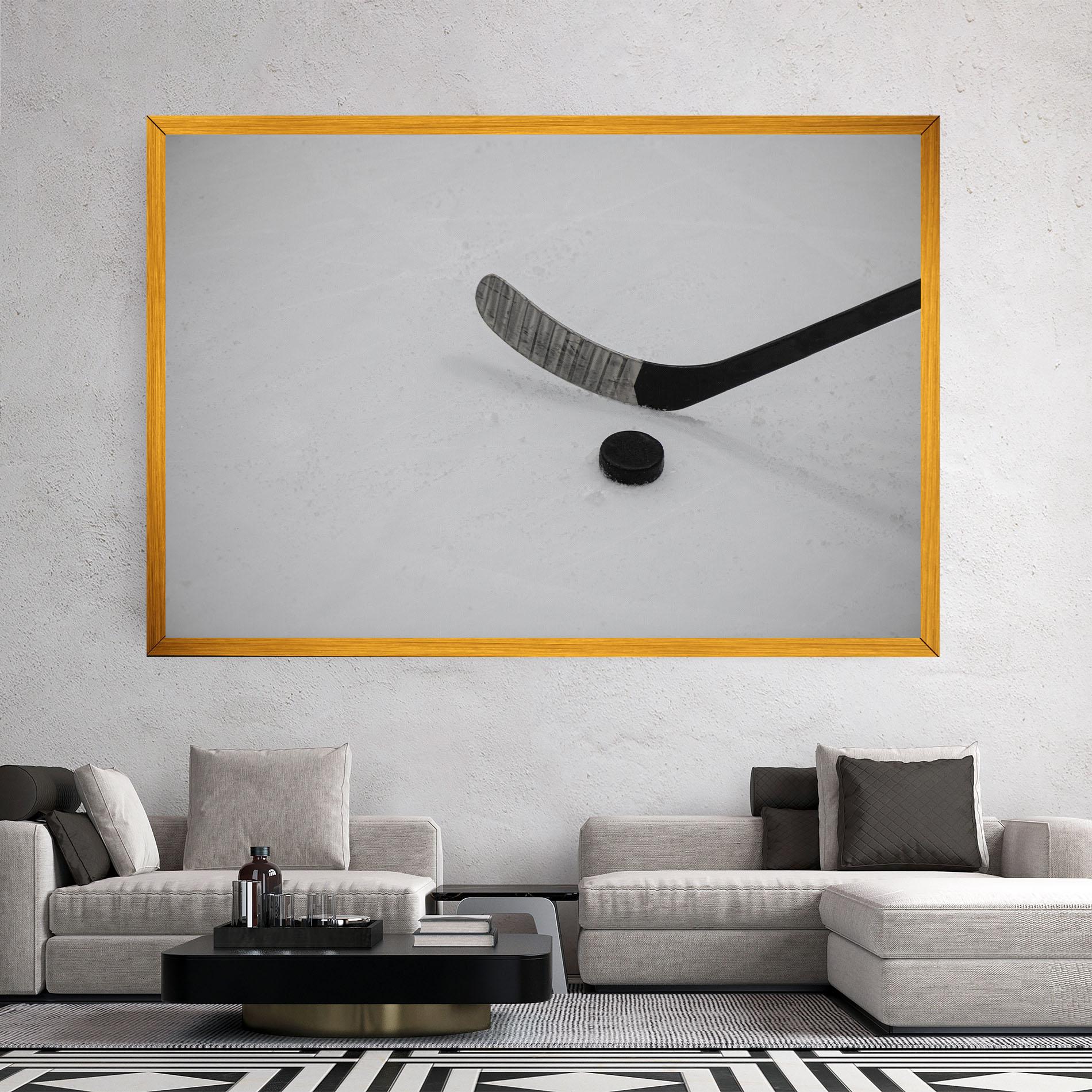 Tablou Canvas Hockey Puck mockup 2