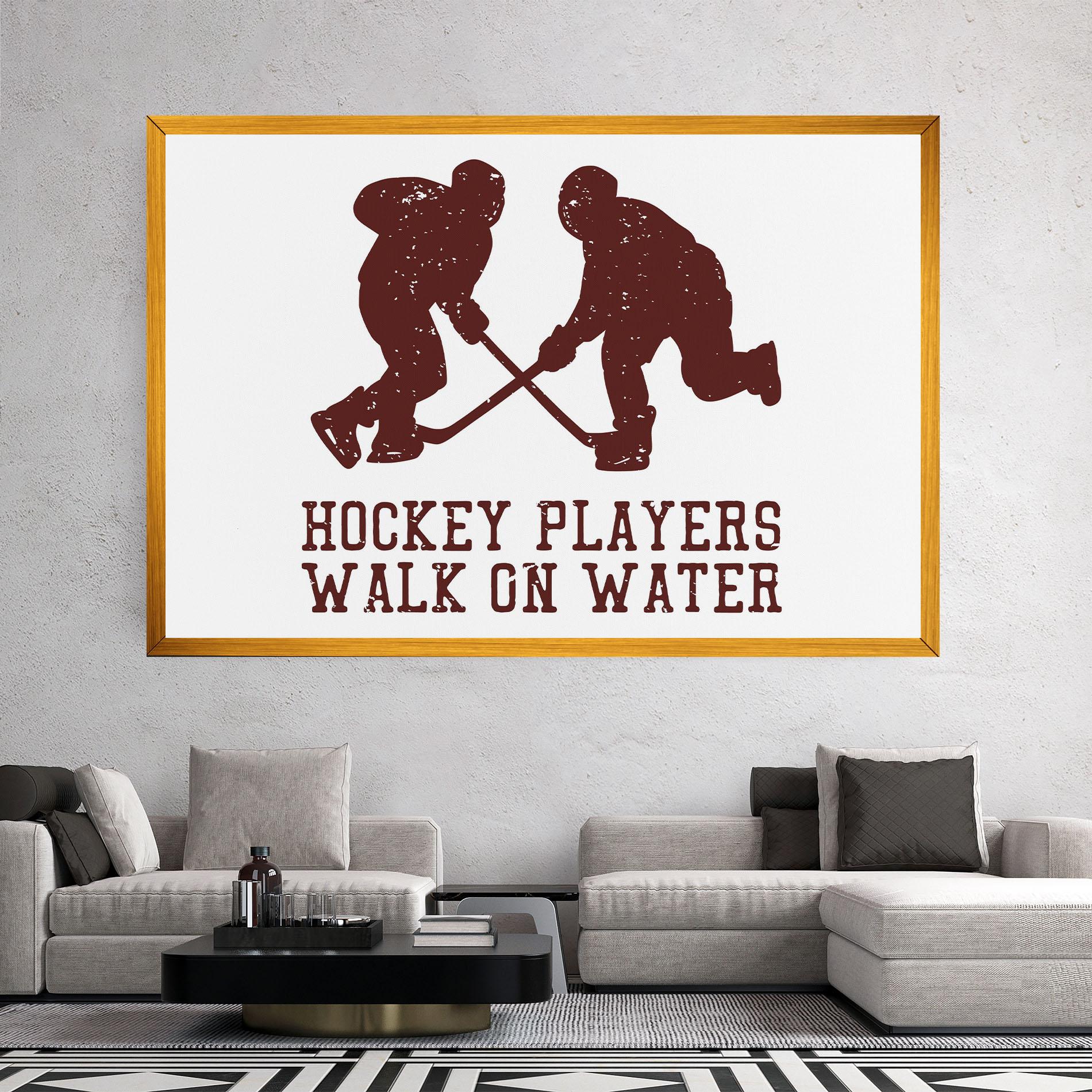 Tablou Canvas Hockey Walk mockup 2