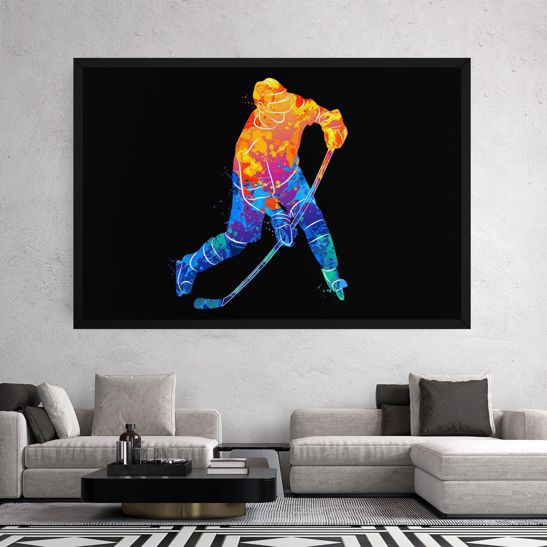 Tablou Canvas Color Mix Hockey mockup 2