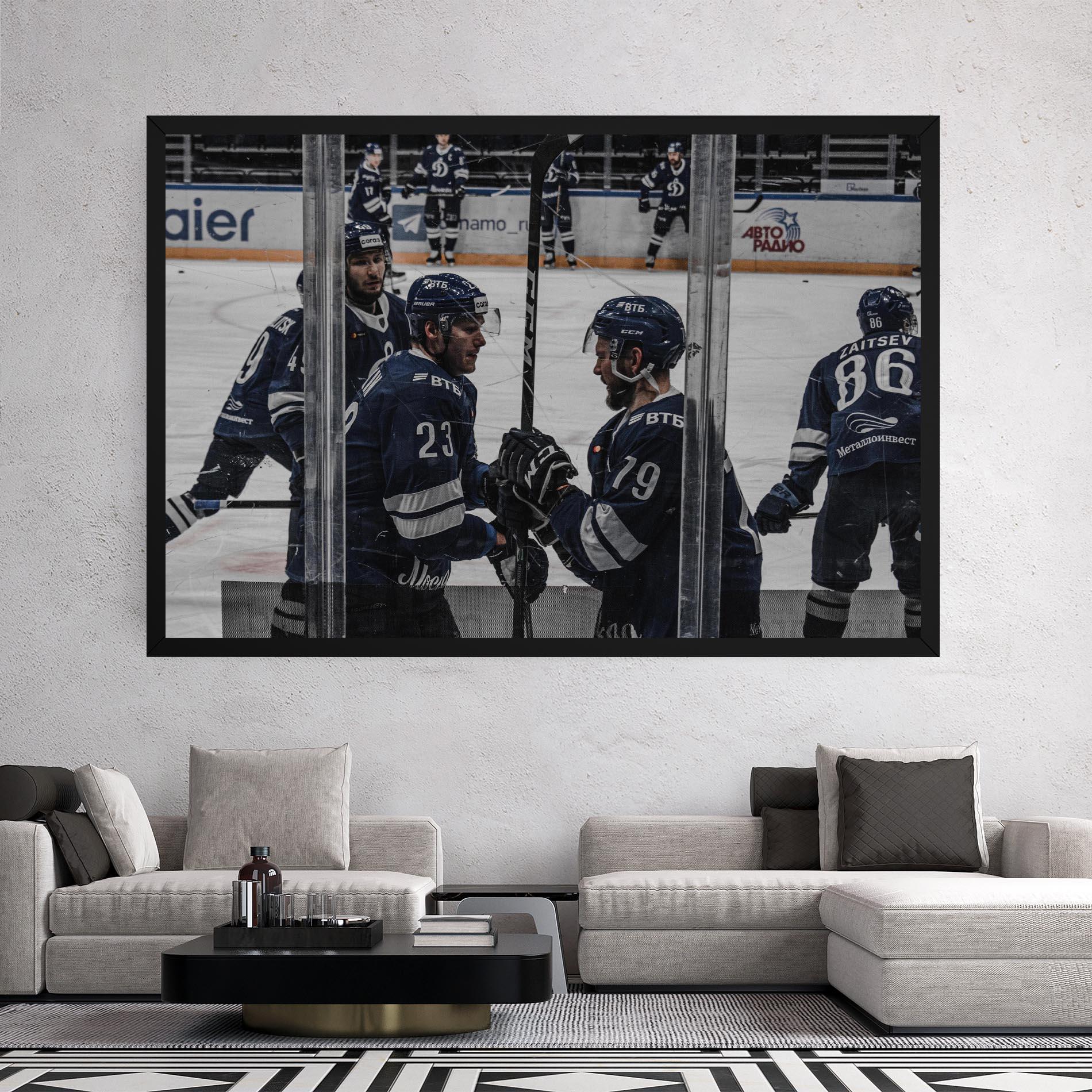 Tablou Canvas Hockey Players mockup 2