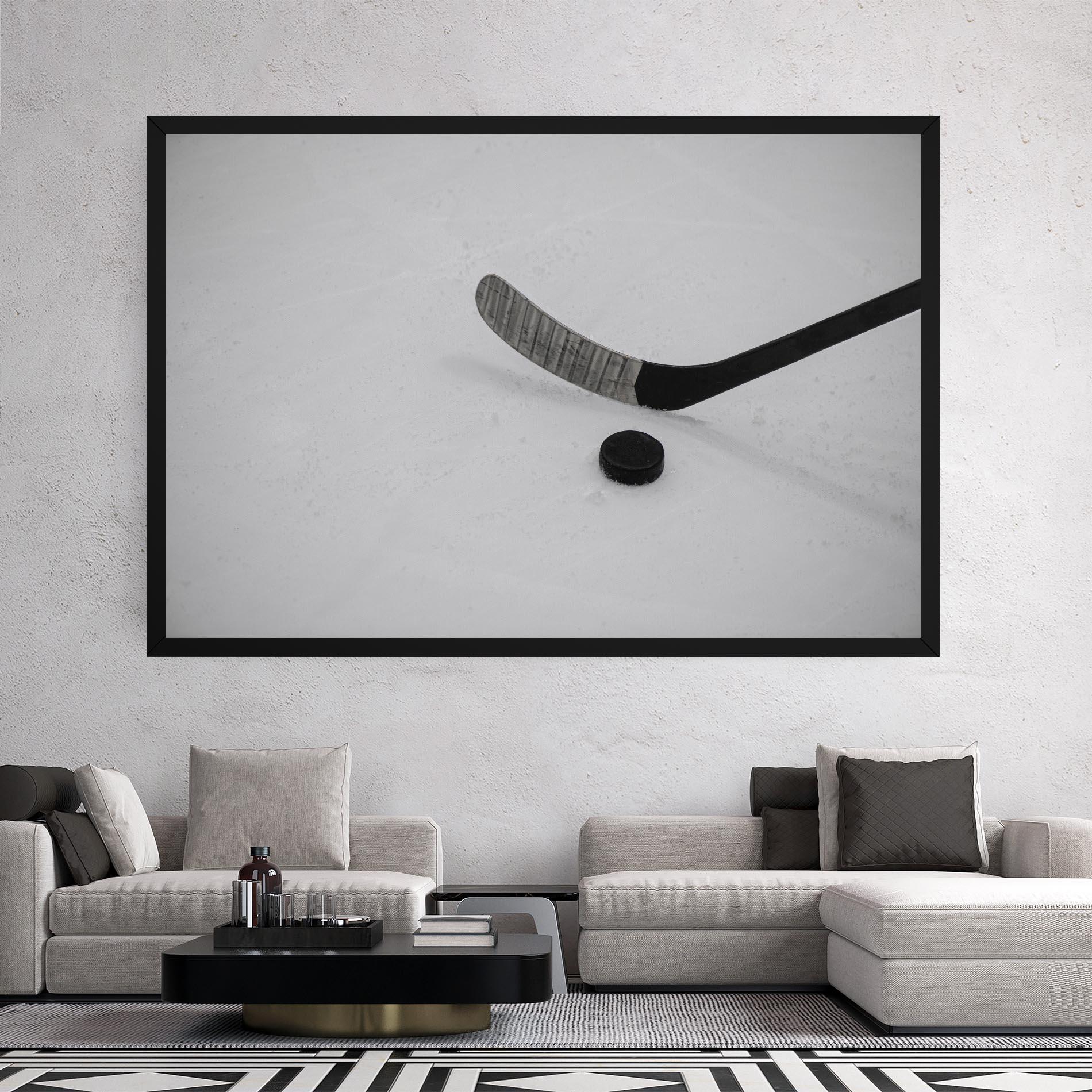 Tablou Canvas Hockey Puck mockup 2