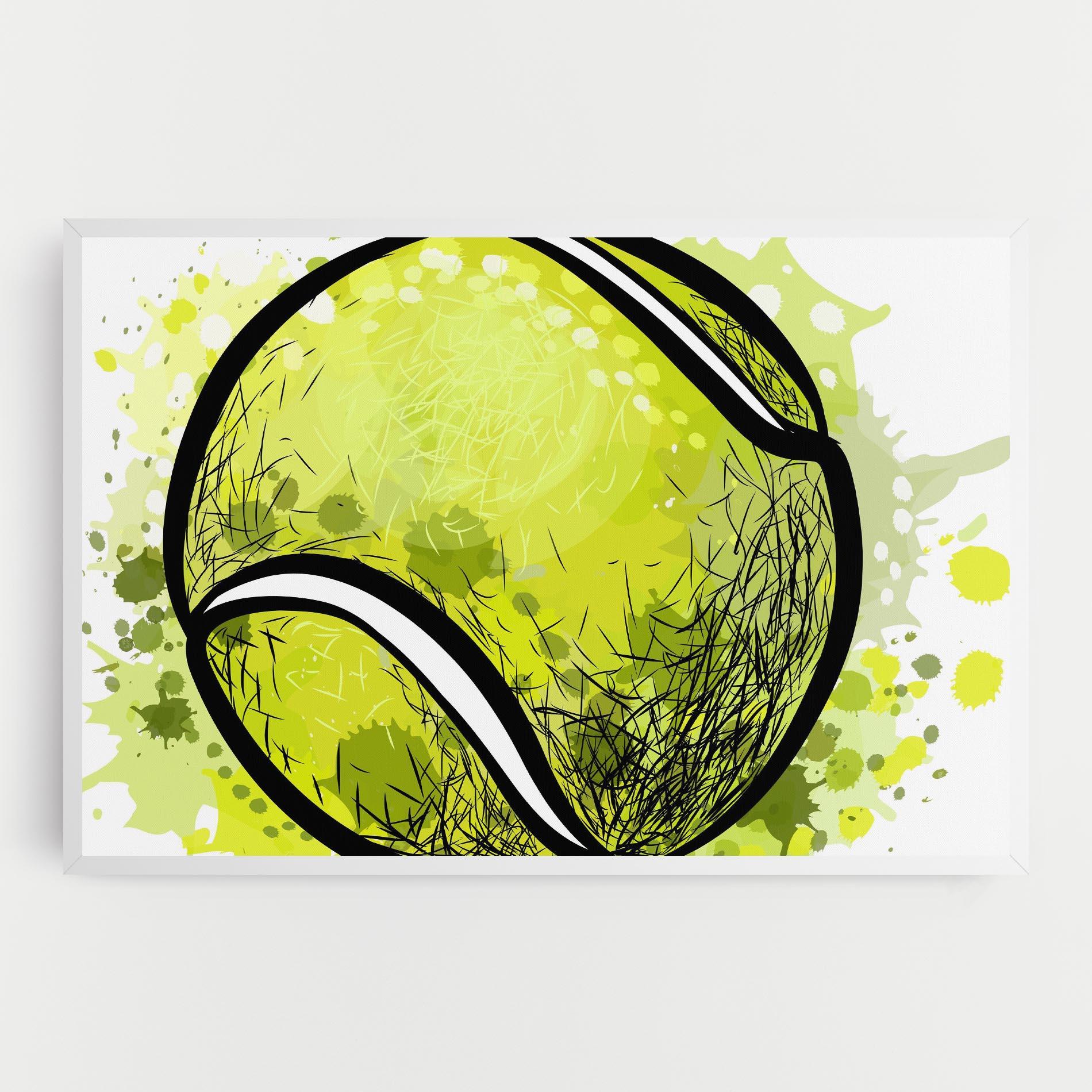 Tablou Canvas Big Tennis Ball mockup 0