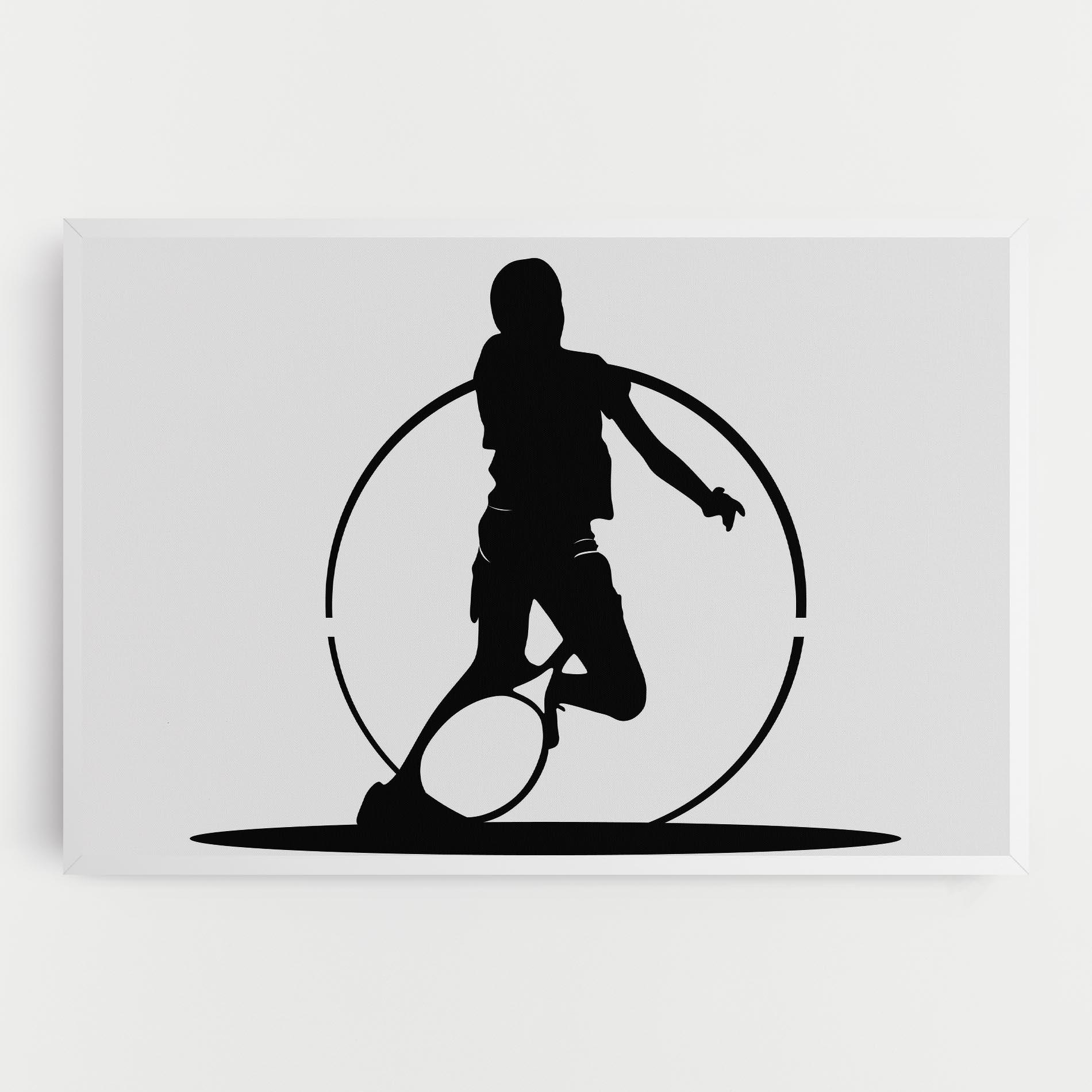 Tablou Canvas Black Tennis Circle mockup 0