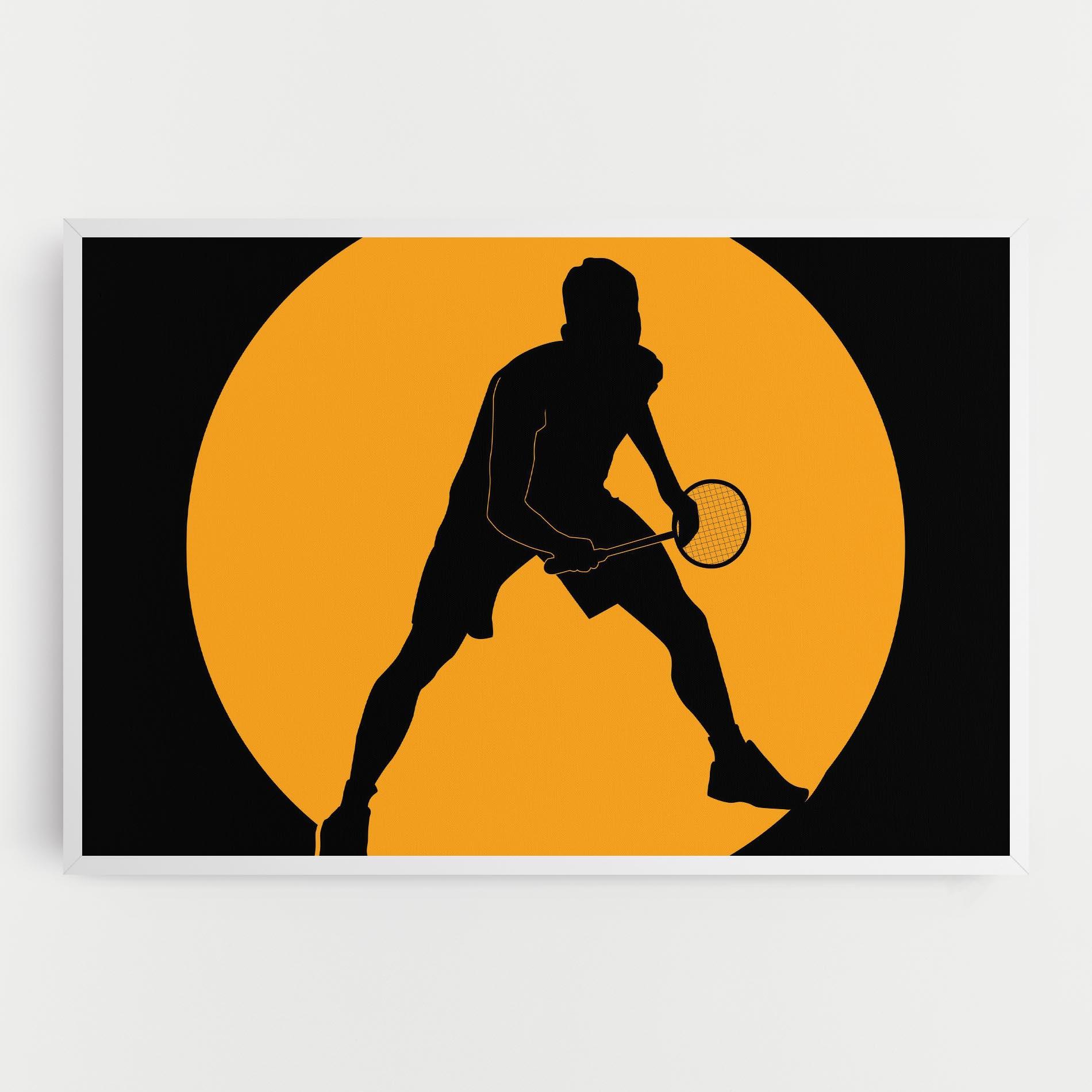 Tablou Canvas Orange Tennis mockup 0