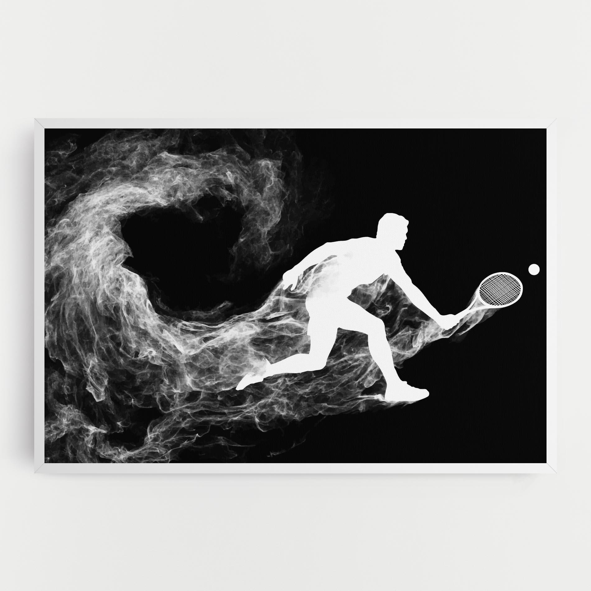 Tablou Canvas Tennis White Smoke mockup 0
