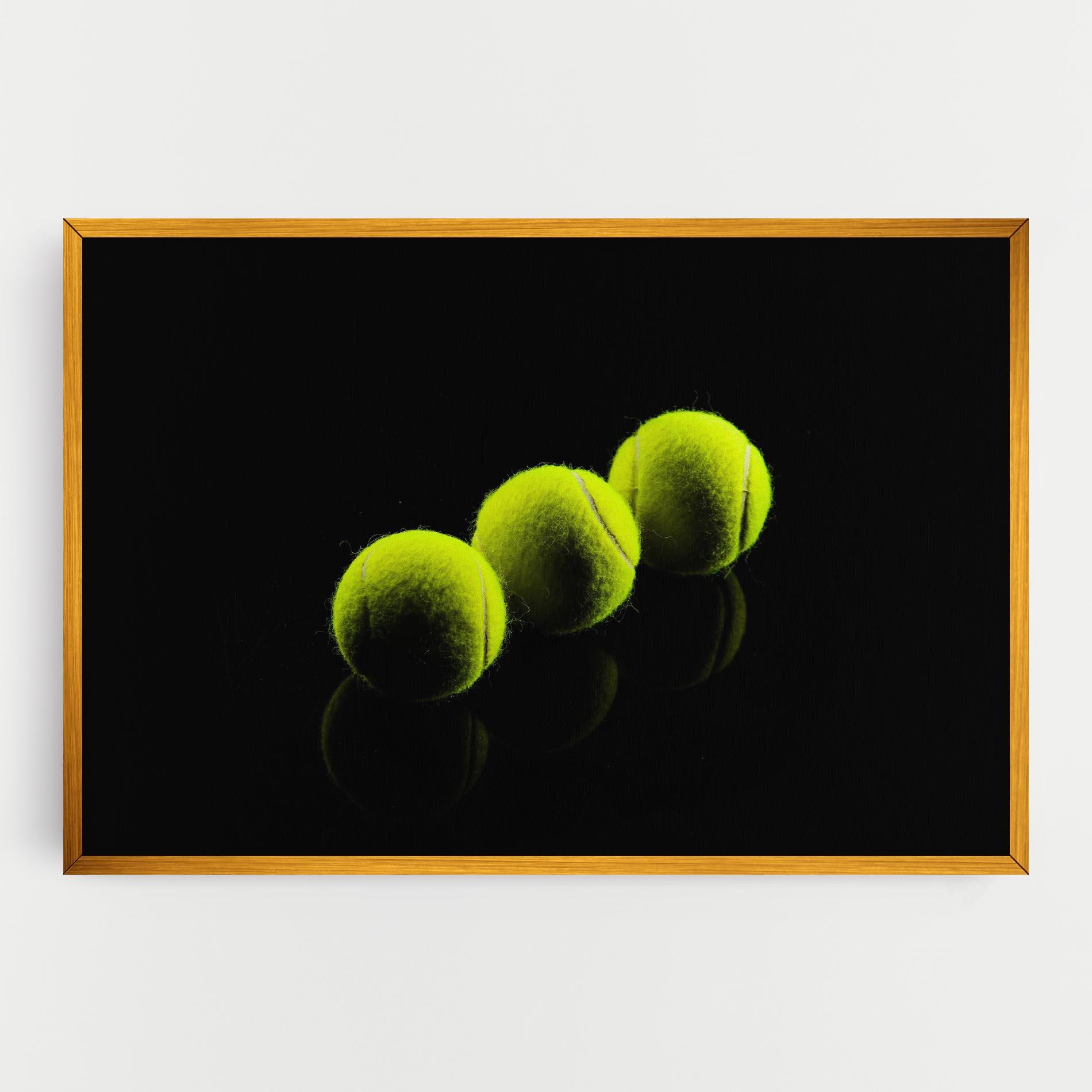 Tablou Canvas 3 Tennis Balls mockup 0