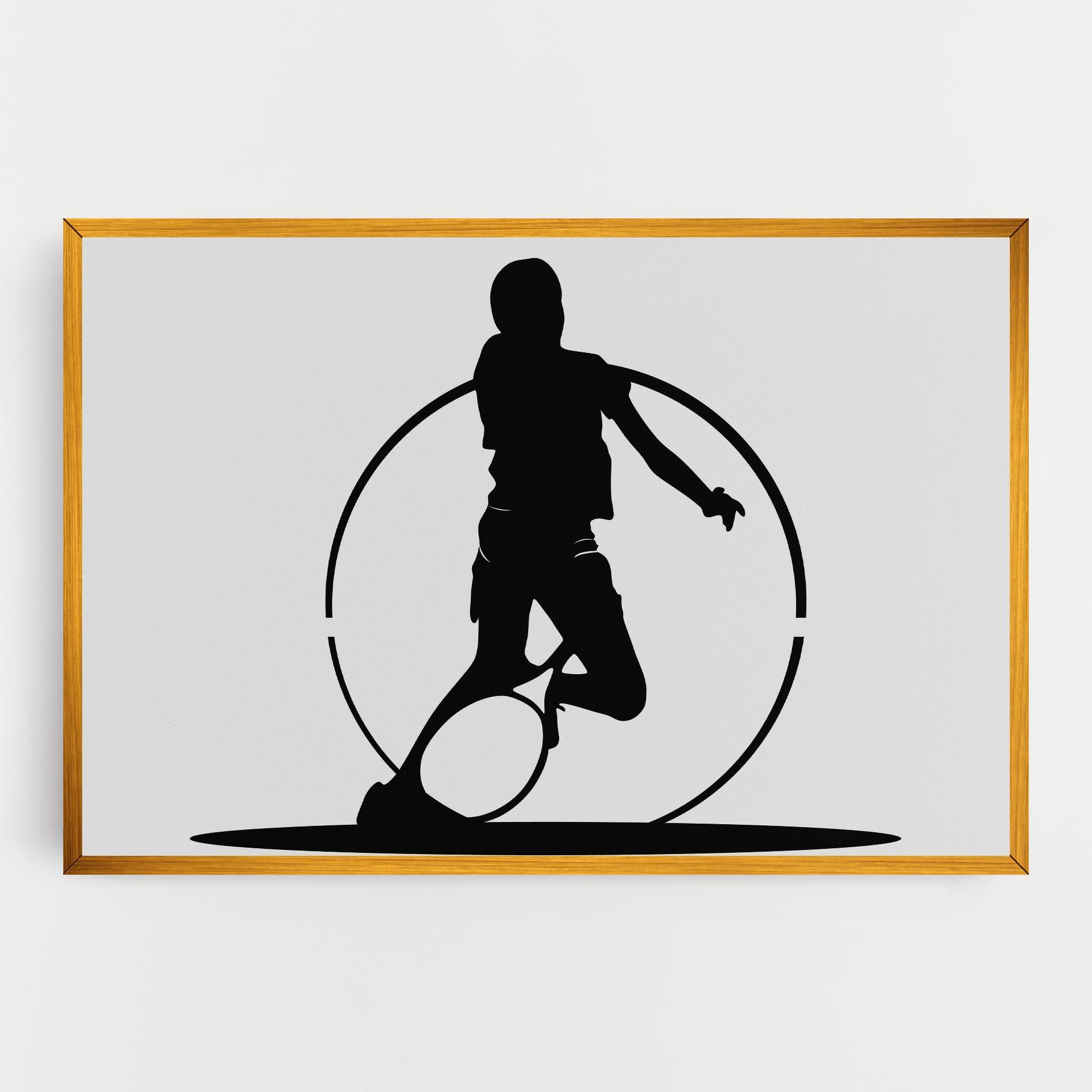 Tablou Canvas Black Tennis Circle mockup 0