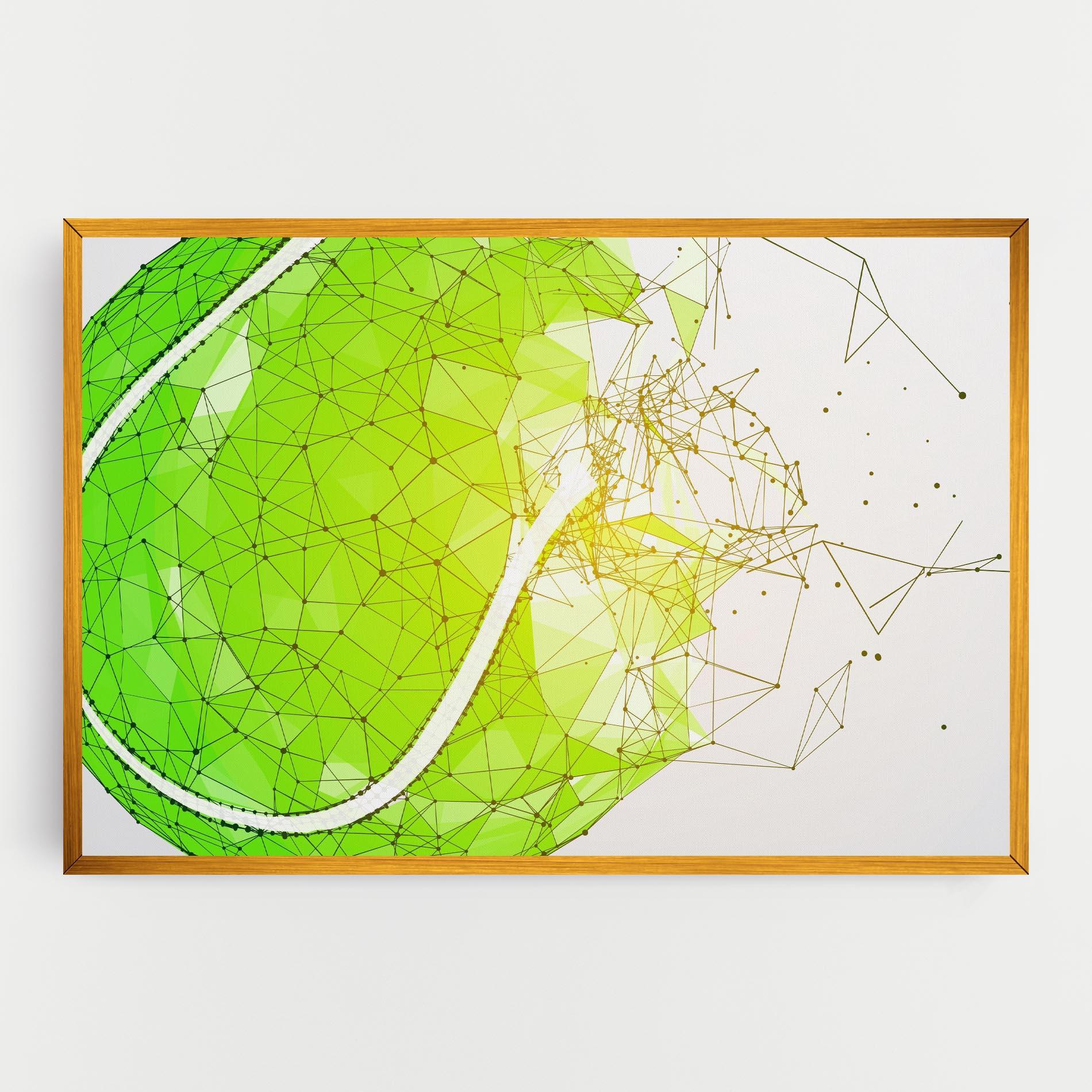 Tablou Canvas Green Line Tennis mockup 0