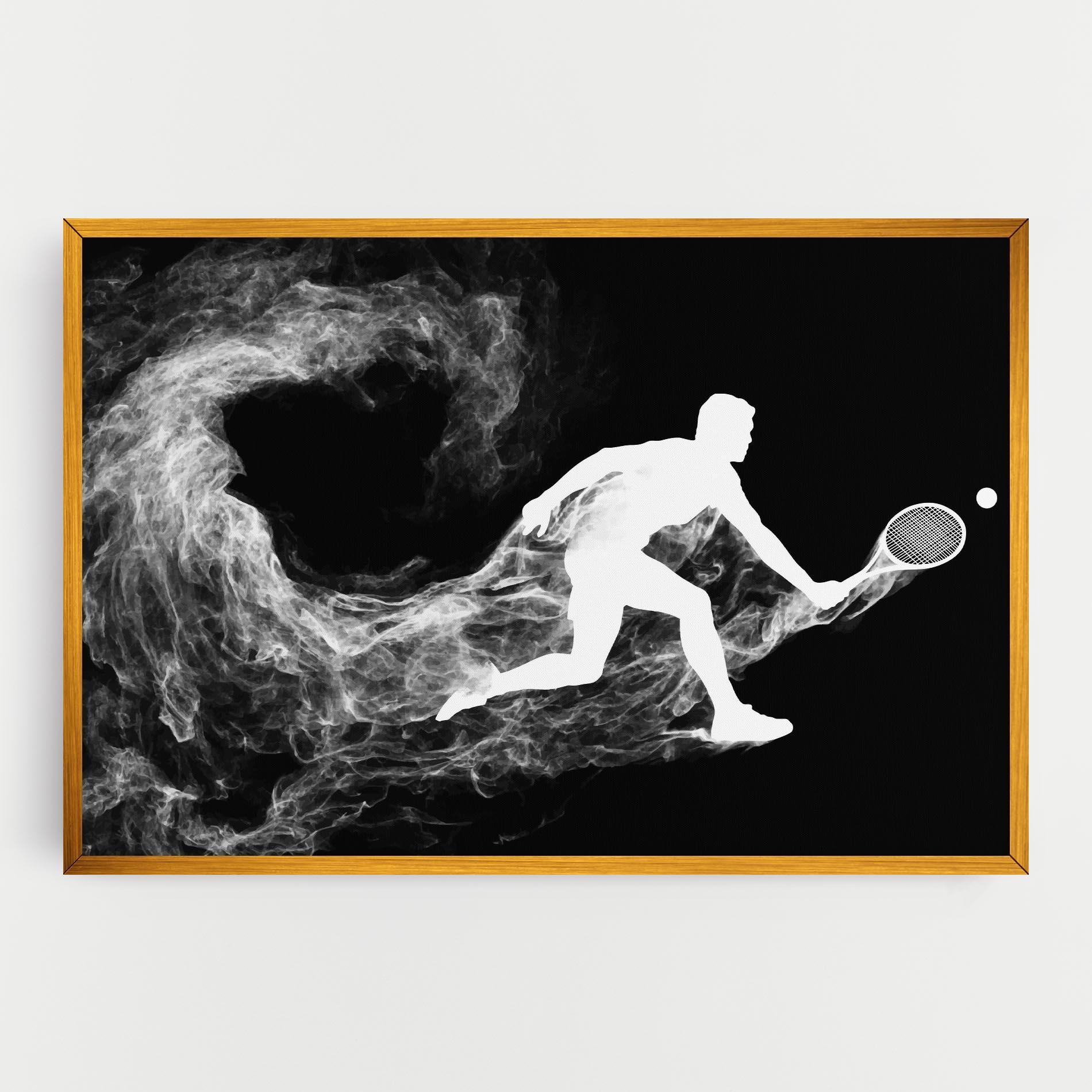 Tablou Canvas Tennis White Smoke mockup 0