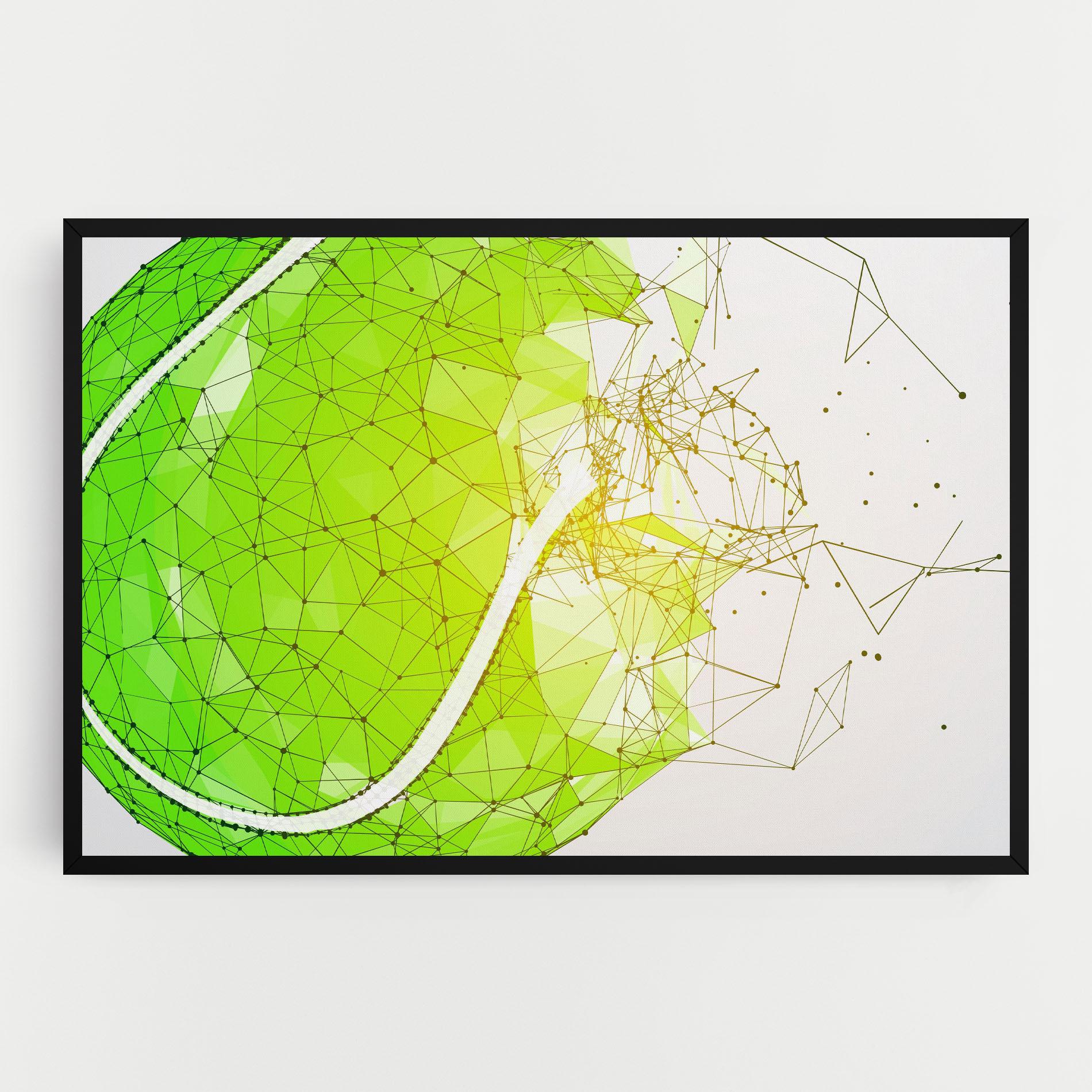 Tablou Canvas Green Line Tennis mockup 0