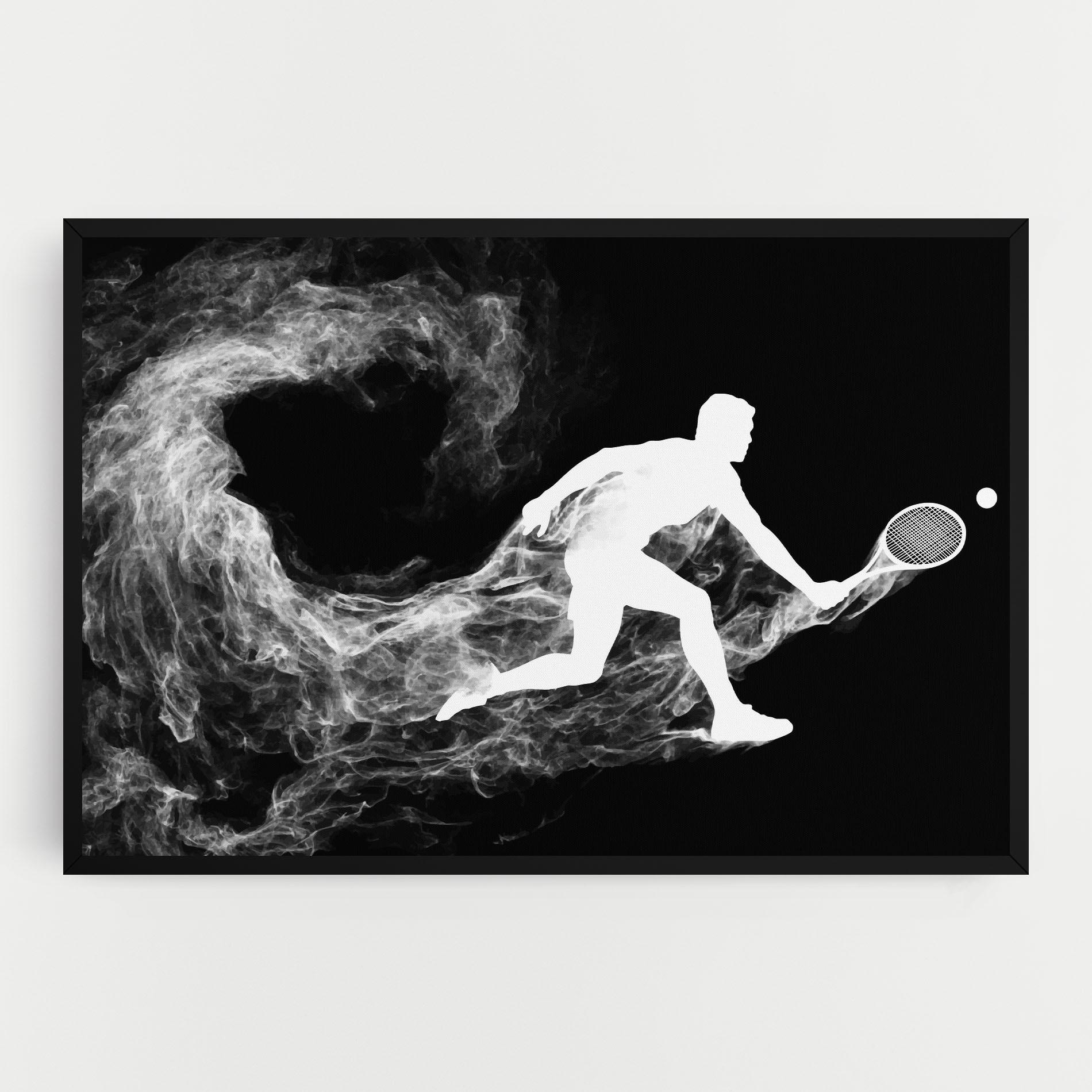 Tablou Canvas Tennis White Smoke mockup 0