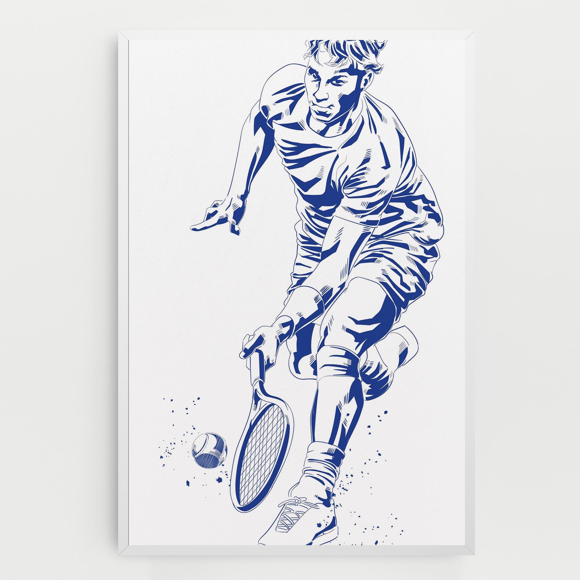 Tablou Canvas Blue Tennis mockup 0