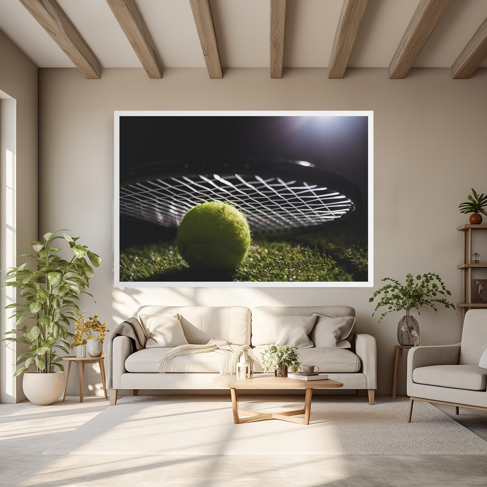 Tablou Canvas Close Up Tennis Ball mockup 6