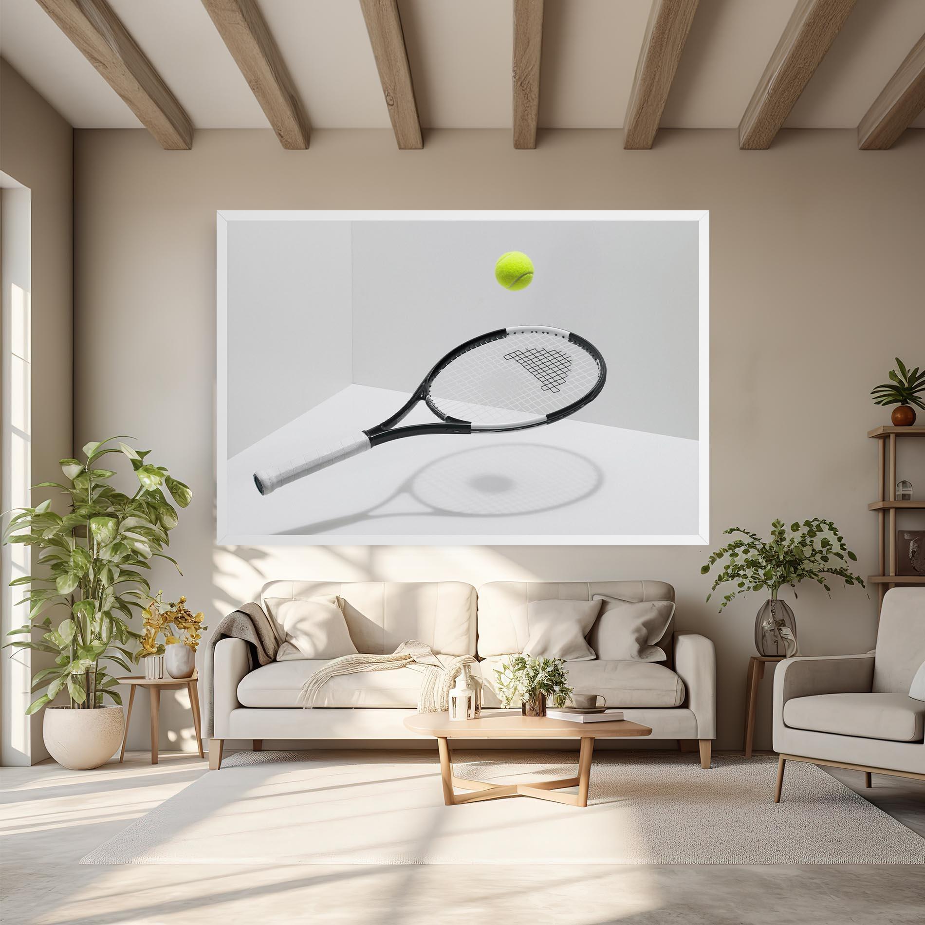 Tablou Canvas Floating Tennis Racket mockup 6