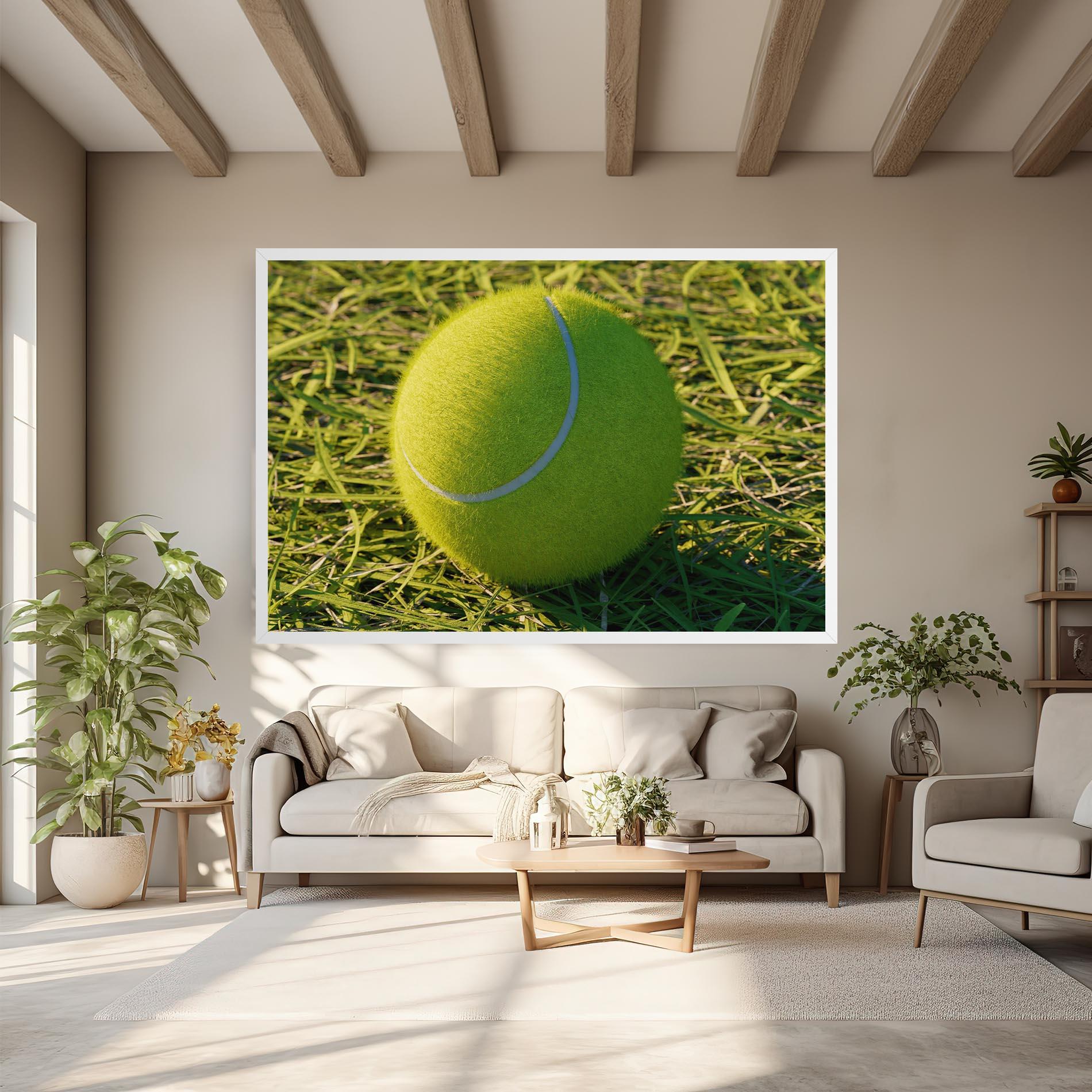 Tablou Canvas Green Tennis Ball mockup 6