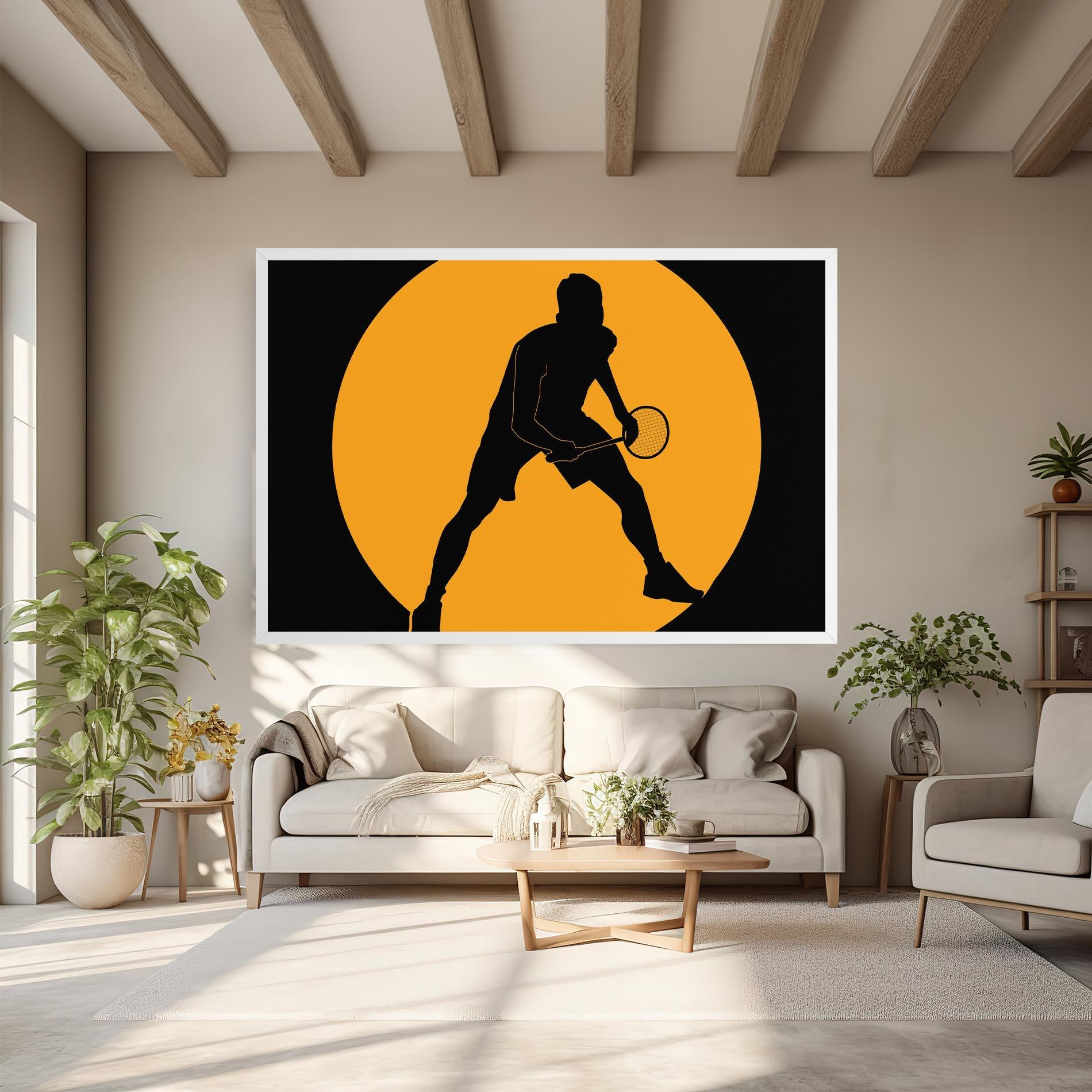 Tablou Canvas Orange Tennis mockup 6