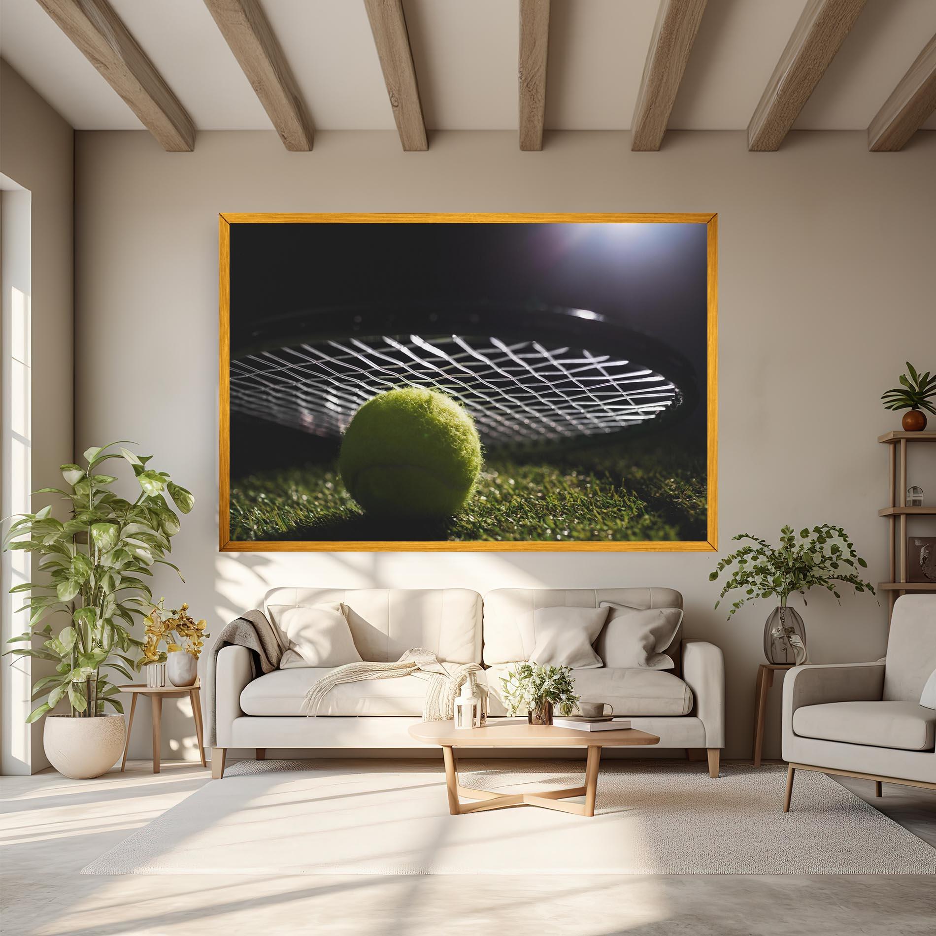 Tablou Canvas Close Up Tennis Ball mockup 6