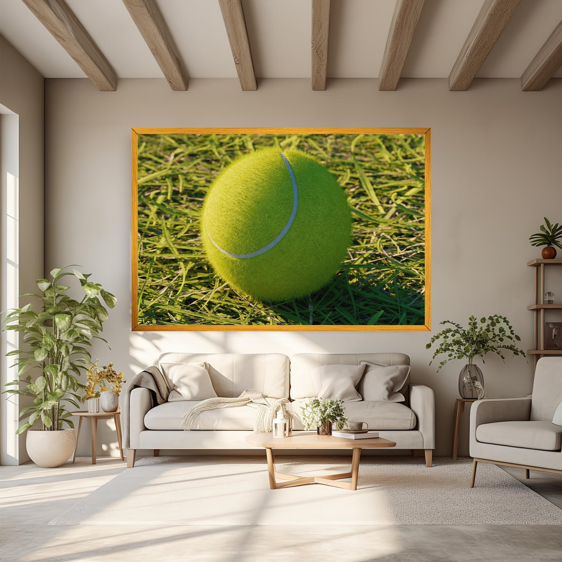 Tablou Canvas Green Tennis Ball mockup 6