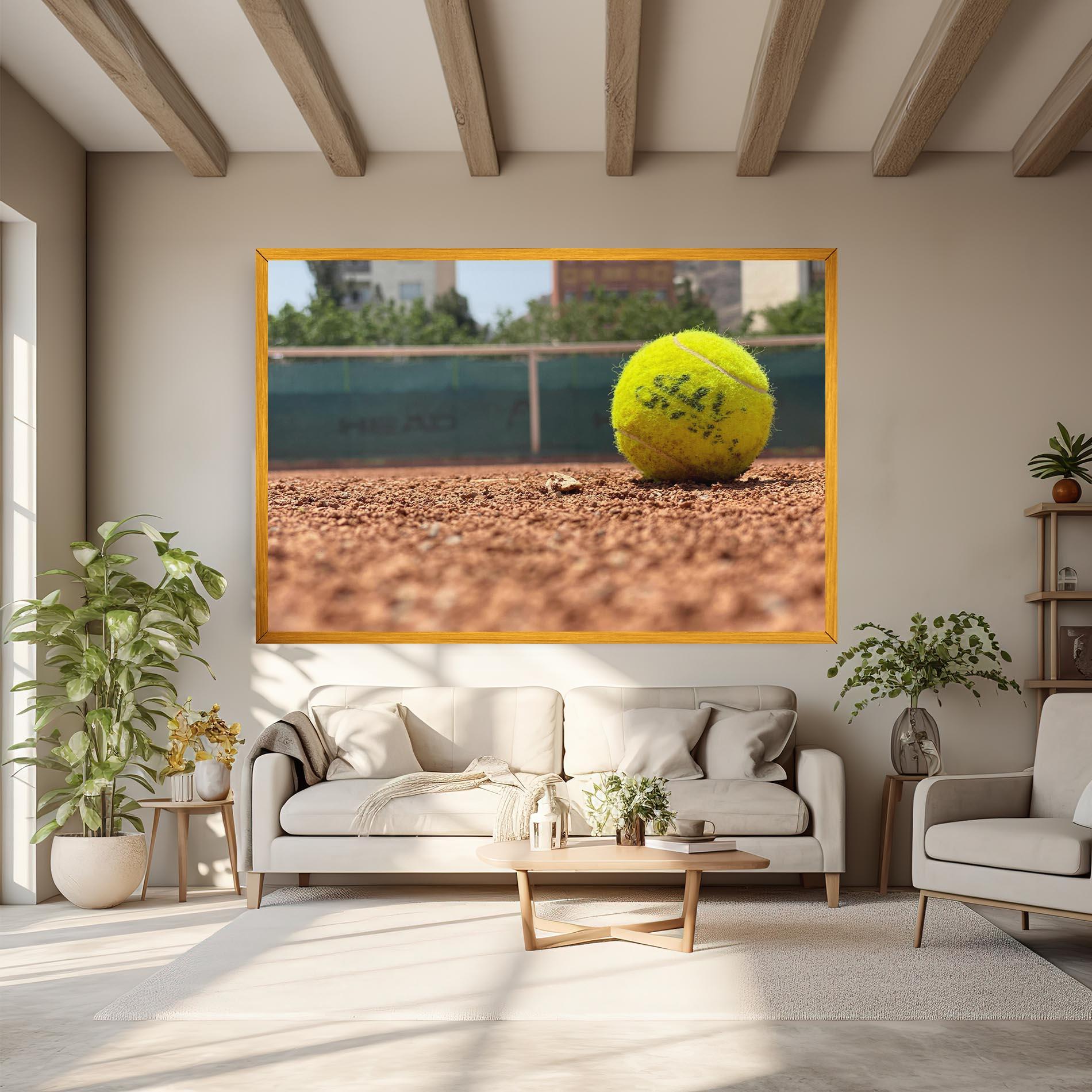 Tablou Canvas Lost Tennis Ball mockup 6