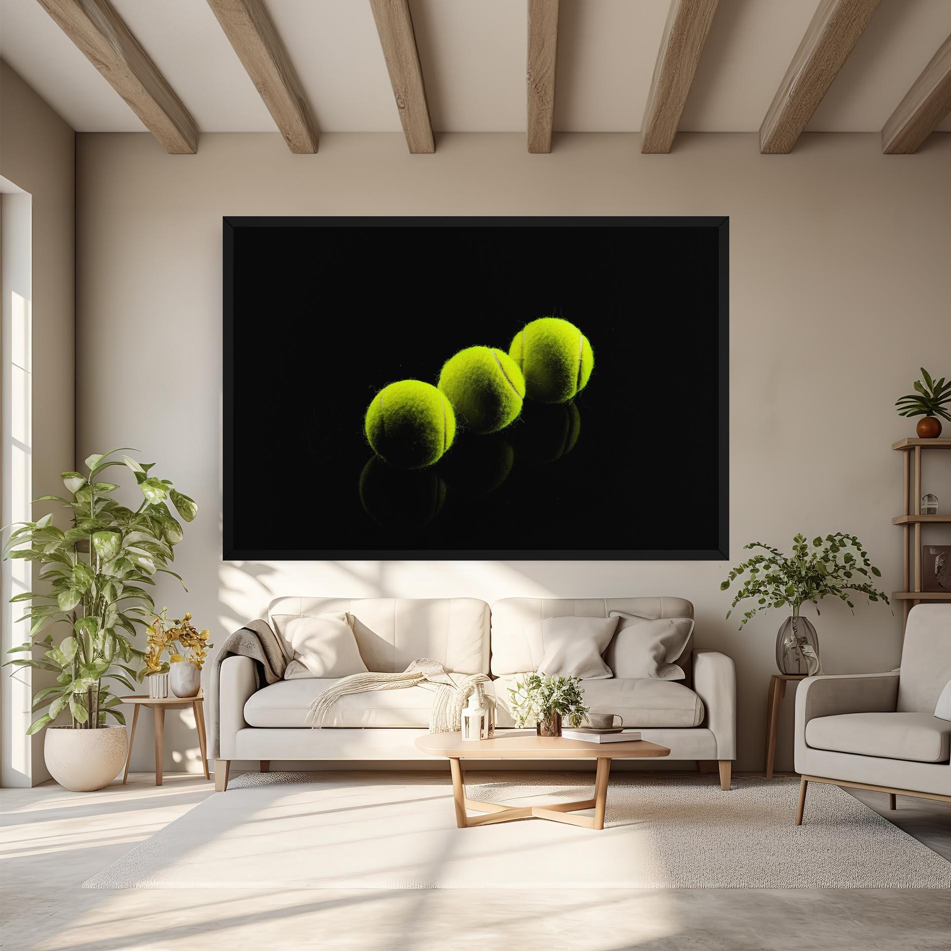 Tablou Canvas 3 Tennis Balls mockup 6