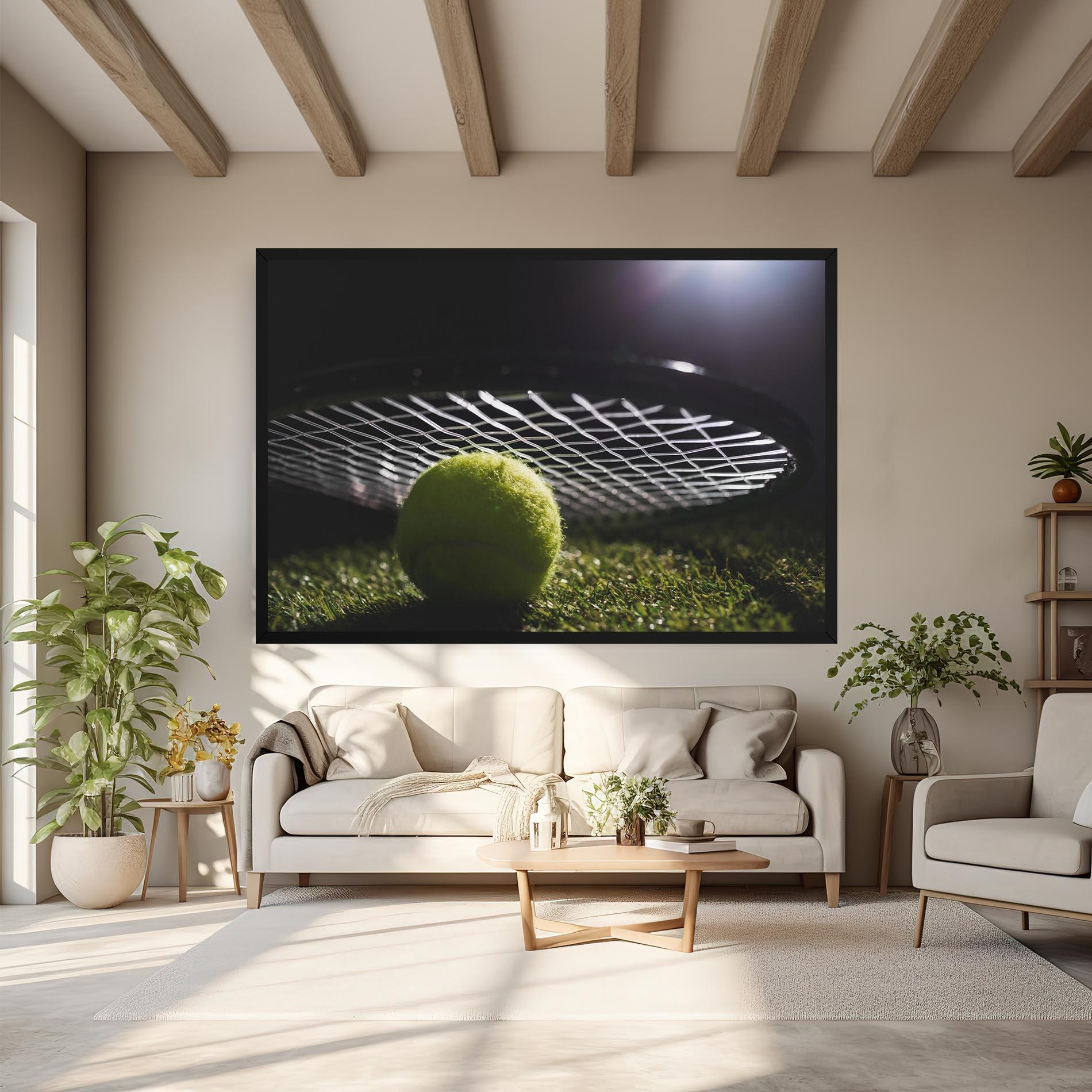 Tablou Canvas Close Up Tennis Ball mockup 6