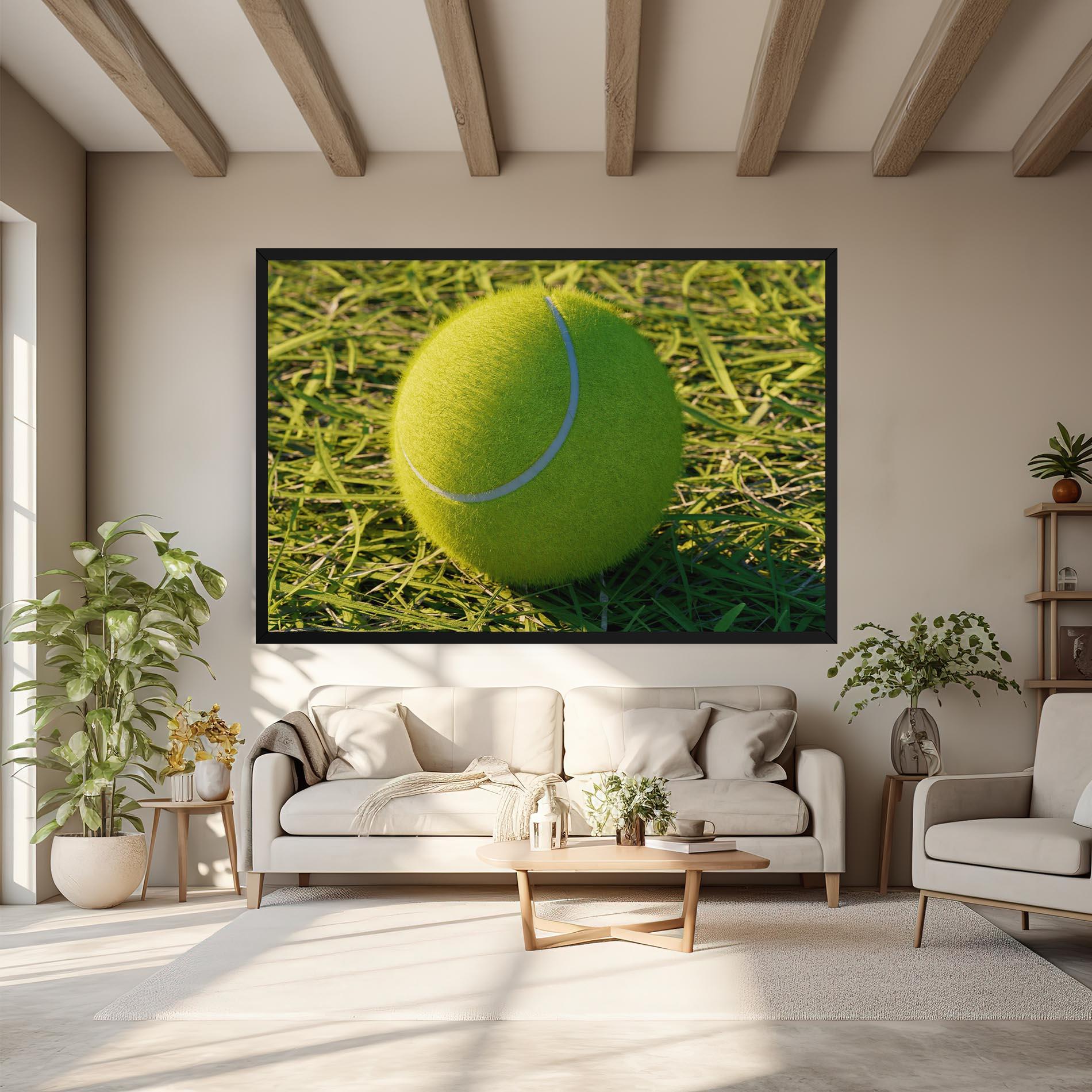 Tablou Canvas Green Tennis Ball mockup 6