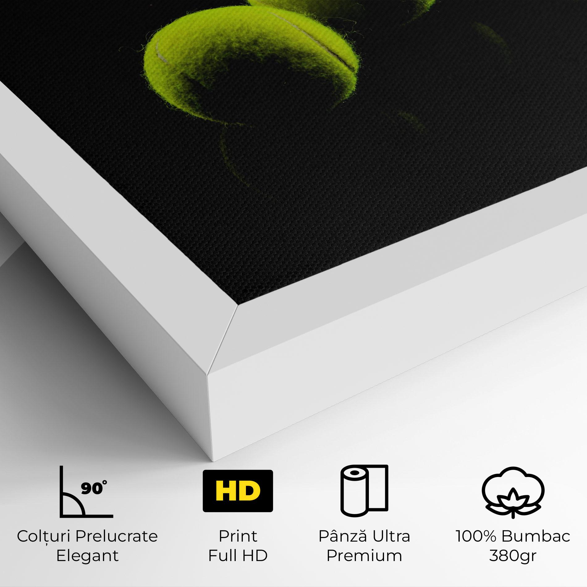 Tablou Canvas 3 Tennis Balls mockup 4