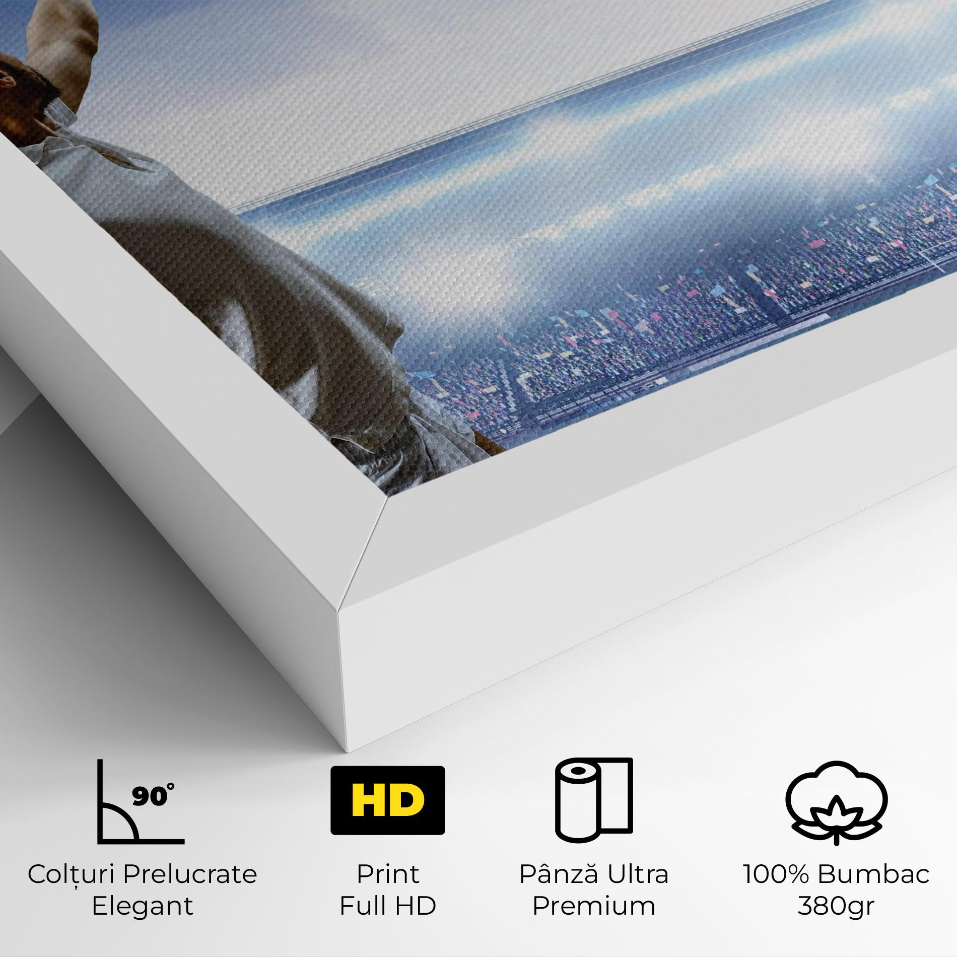 Tablou Canvas Stadium Tennis Player mockup 4