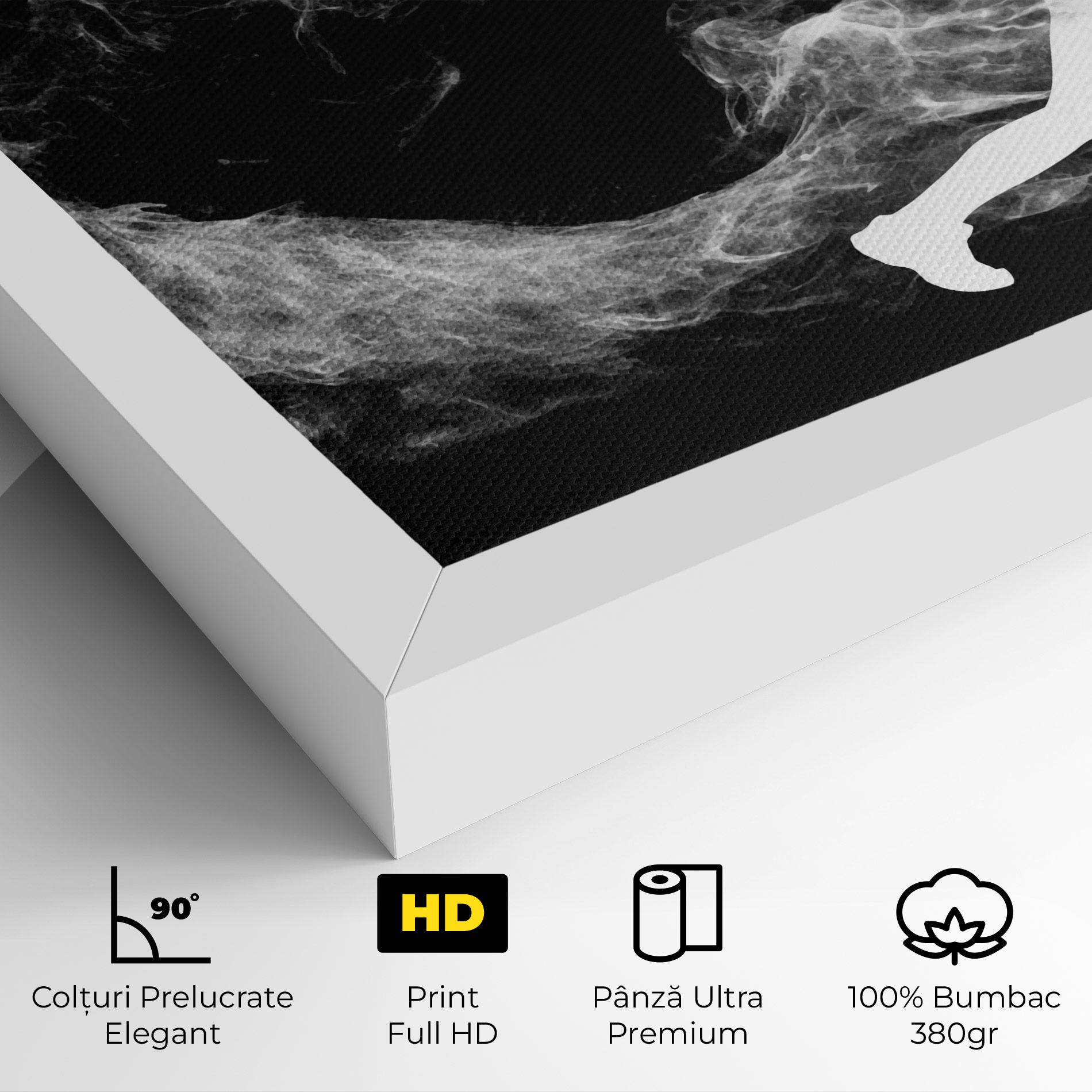 Tablou Canvas Tennis Spoke White mockup 4