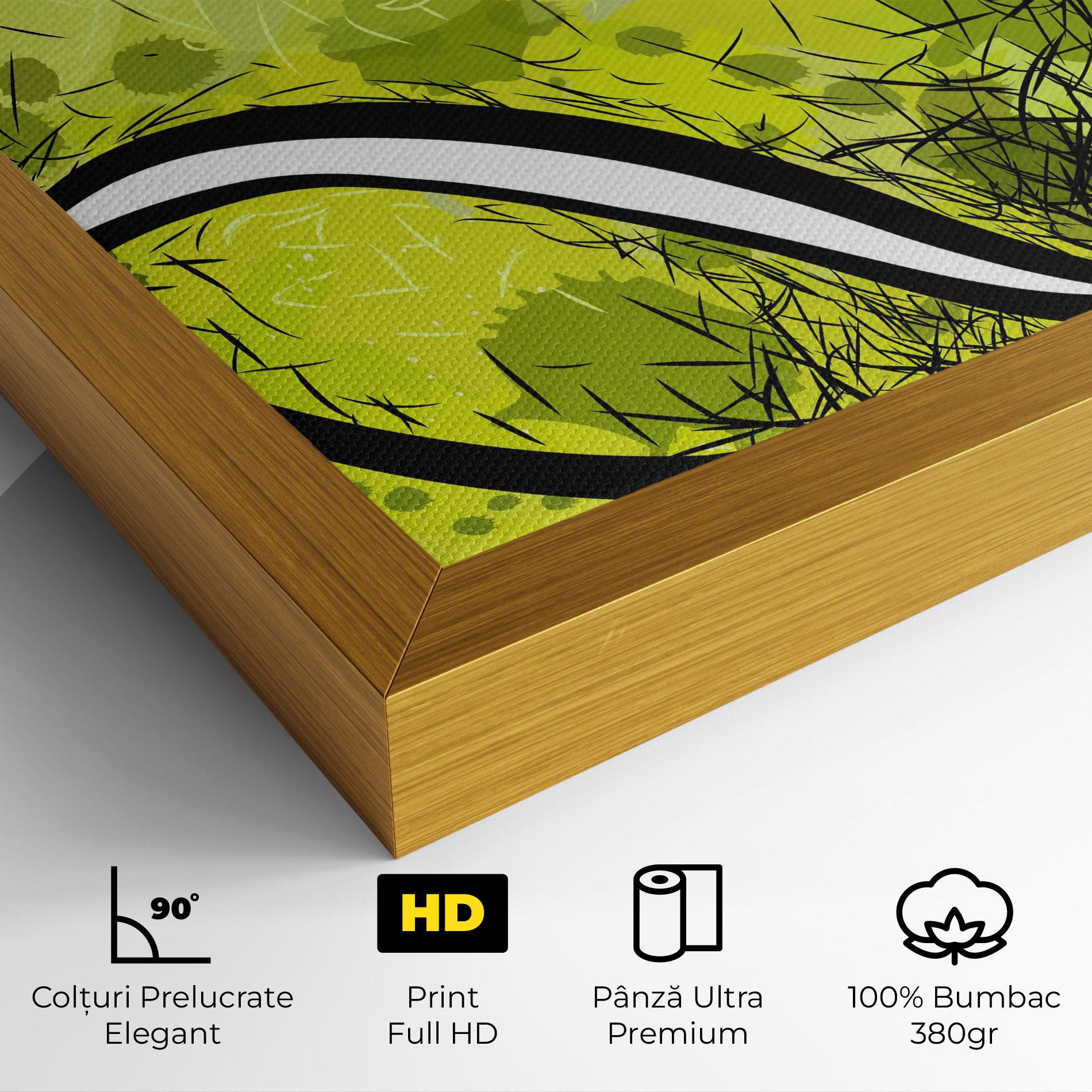 Tablou Canvas Big Tennis Ball mockup 4