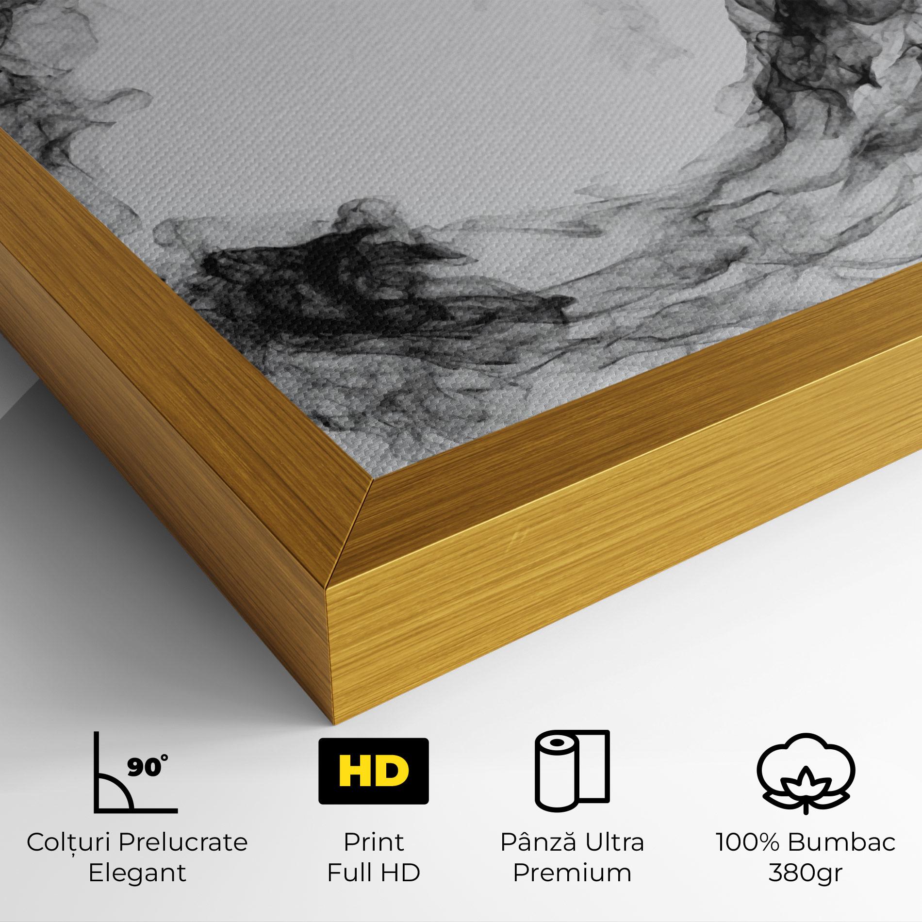 Tablou Canvas Black Tennis Smoke mockup 4