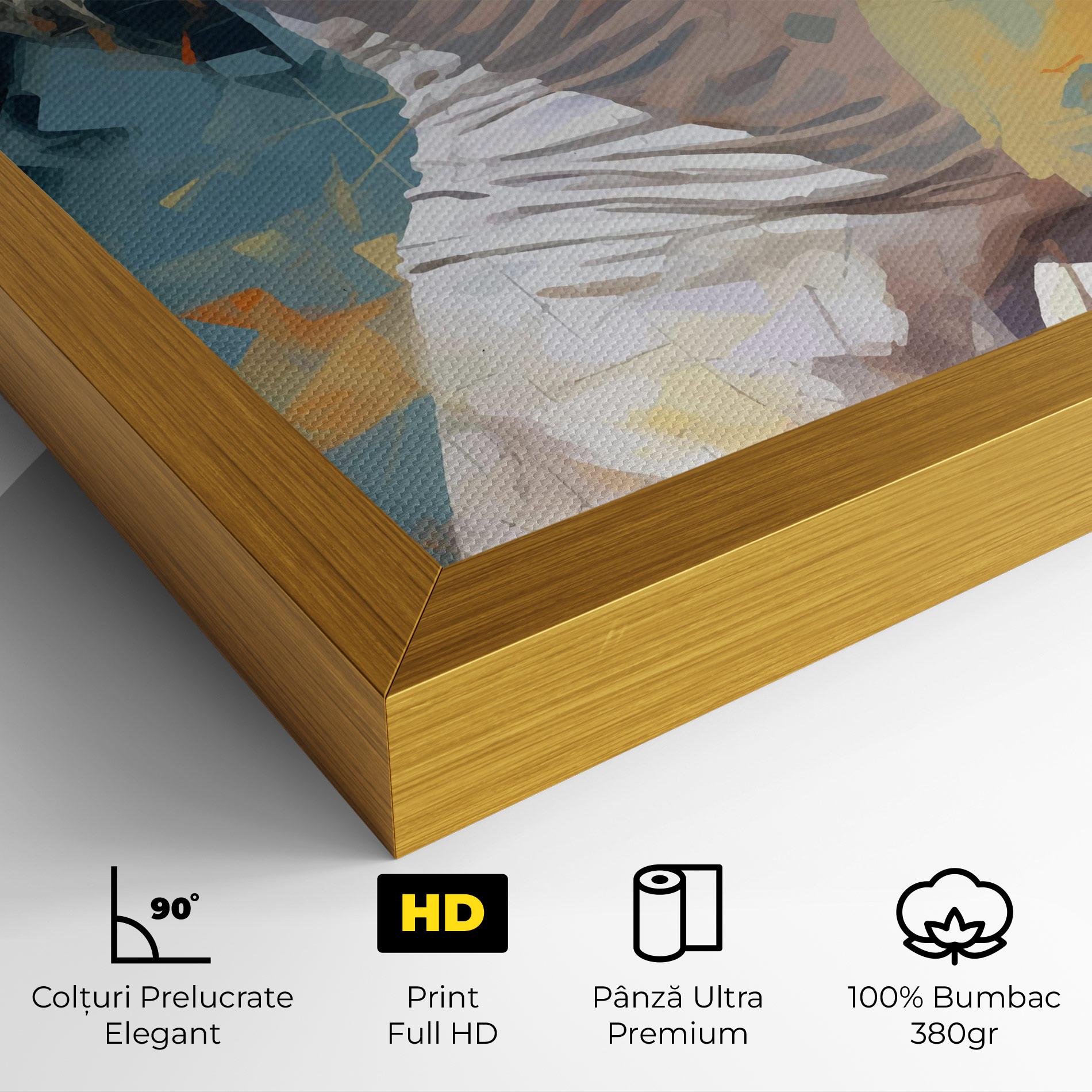 Tablou Canvas Blonde Tennis Girl mockup 4