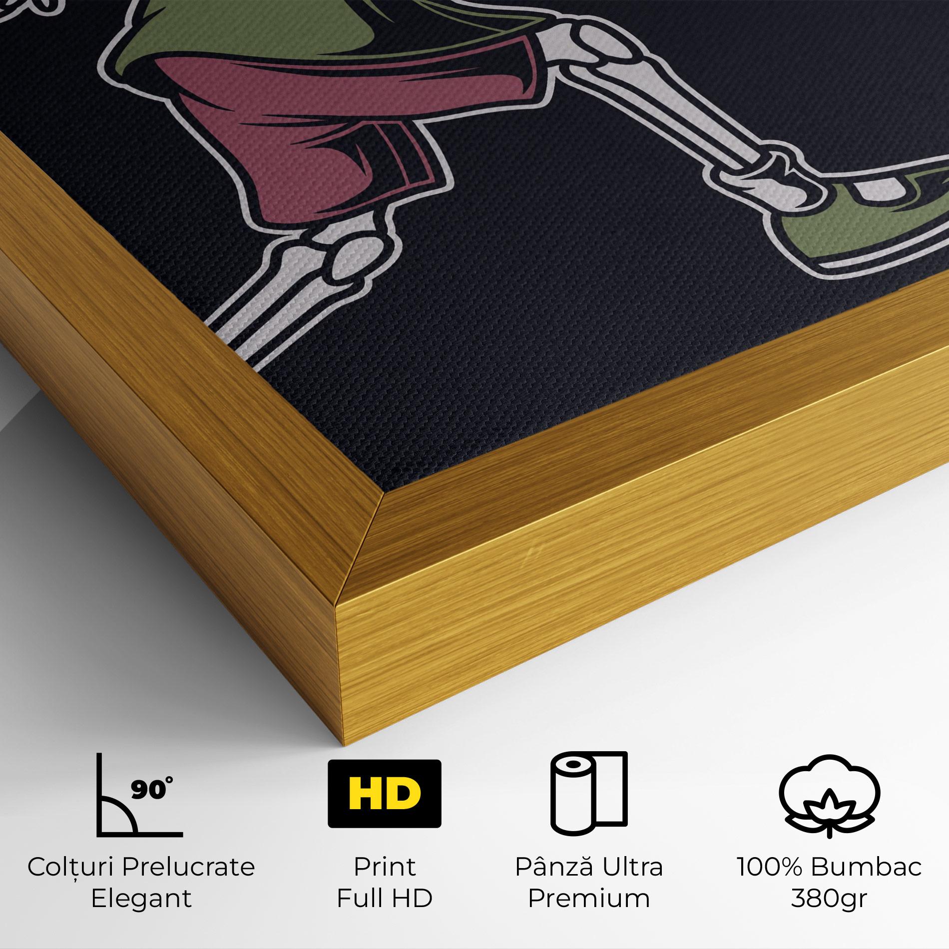 Tablou Canvas Skull Tennis mockup 4