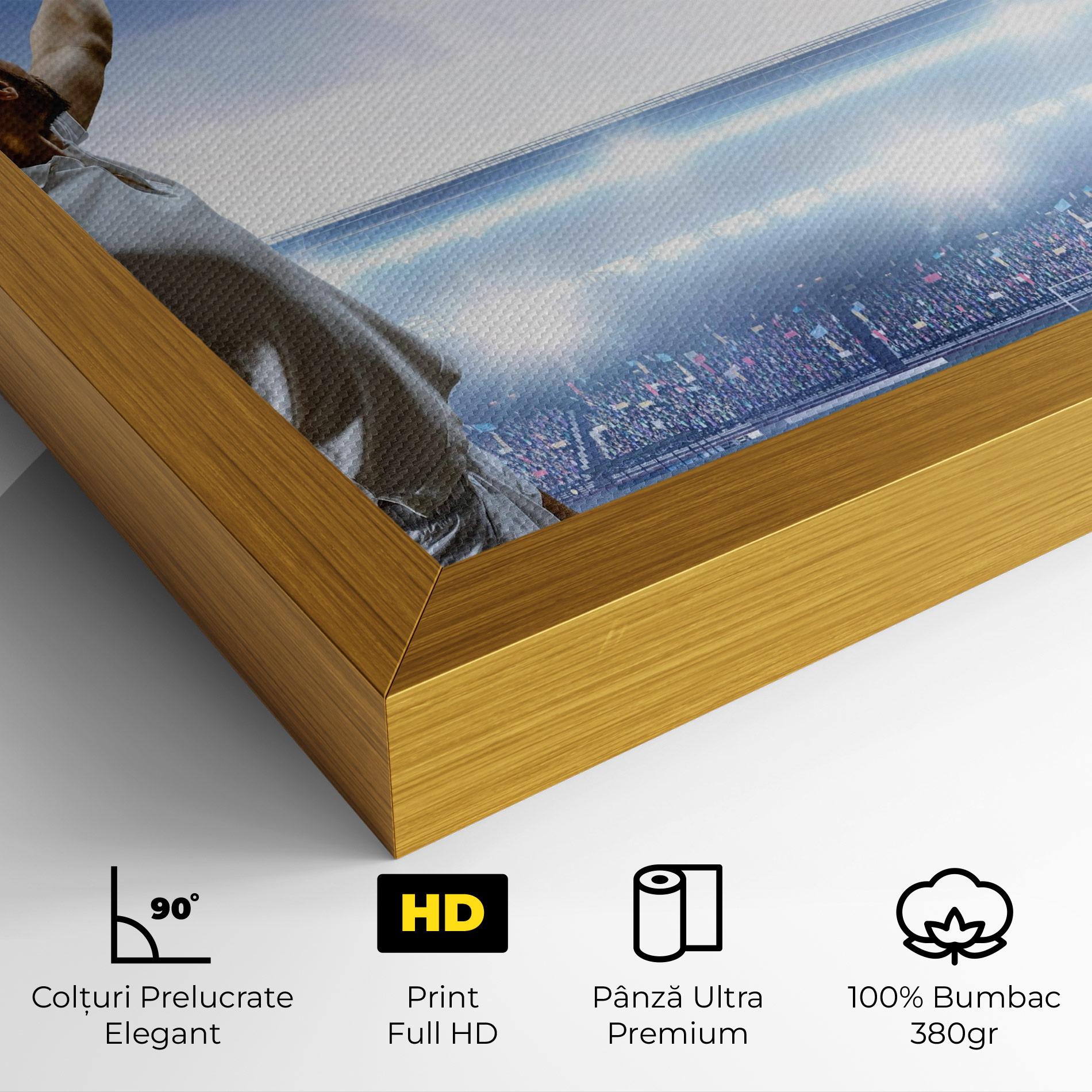 Tablou Canvas Stadium Tennis Player mockup 4