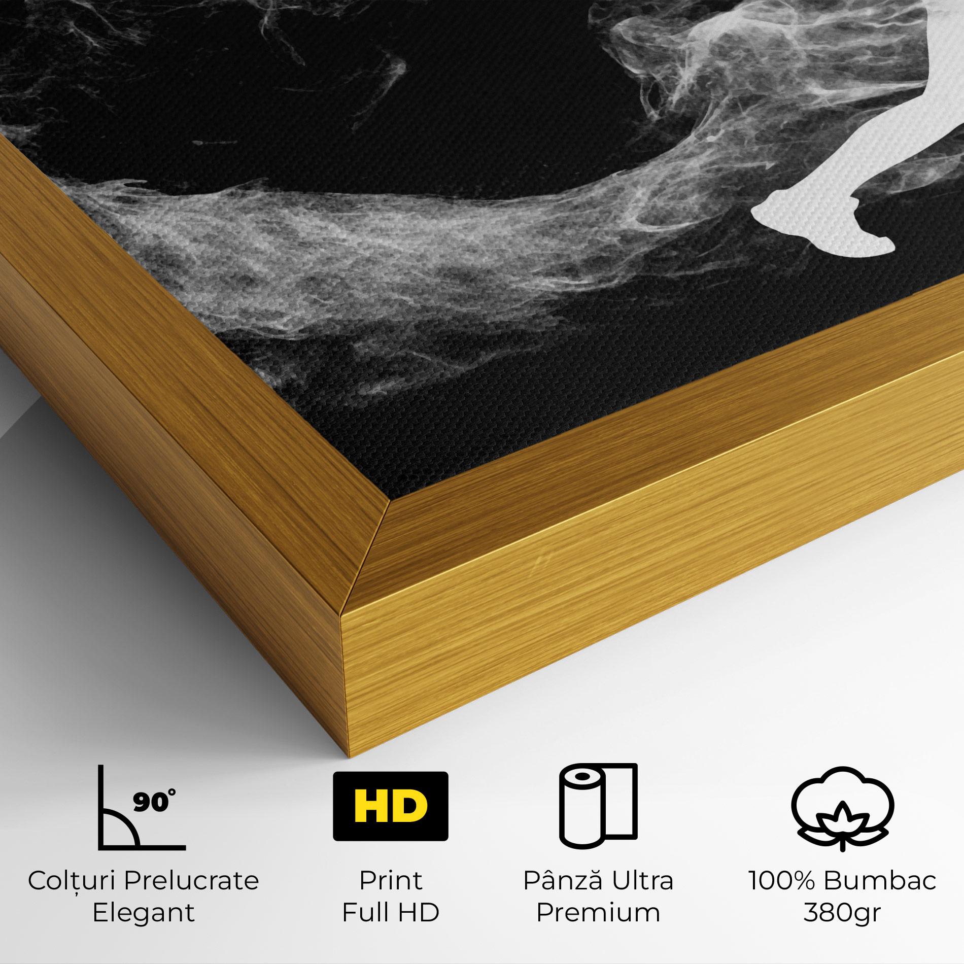 Tablou Canvas Tennis Spoke White mockup 4