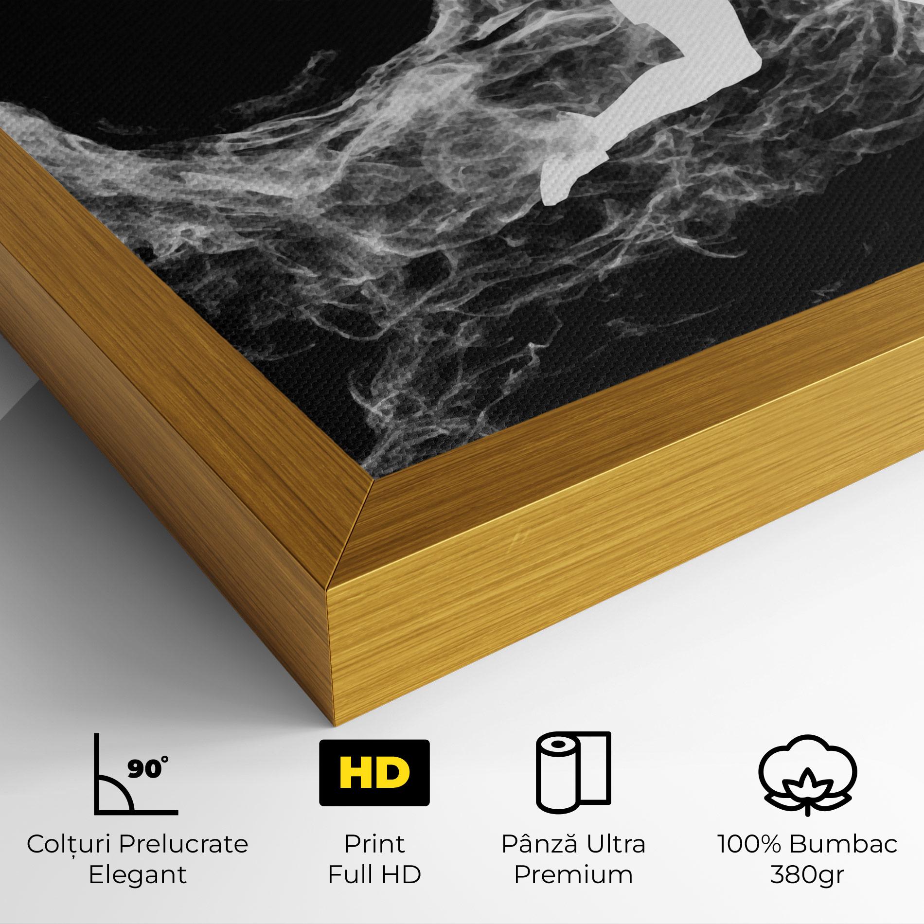 Tablou Canvas Tennis White Smoke mockup 4