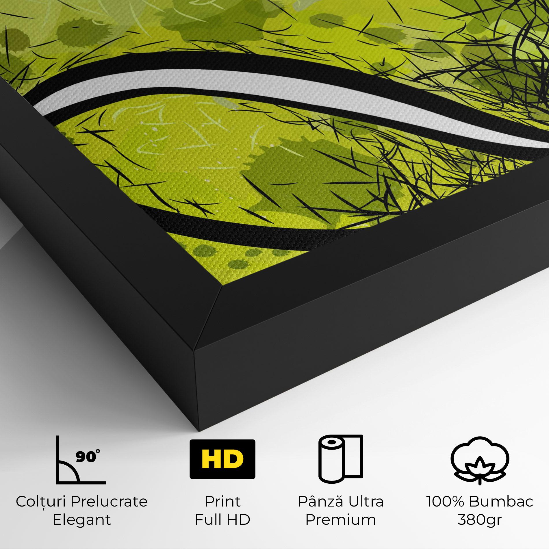Tablou Canvas Big Tennis Ball mockup 4