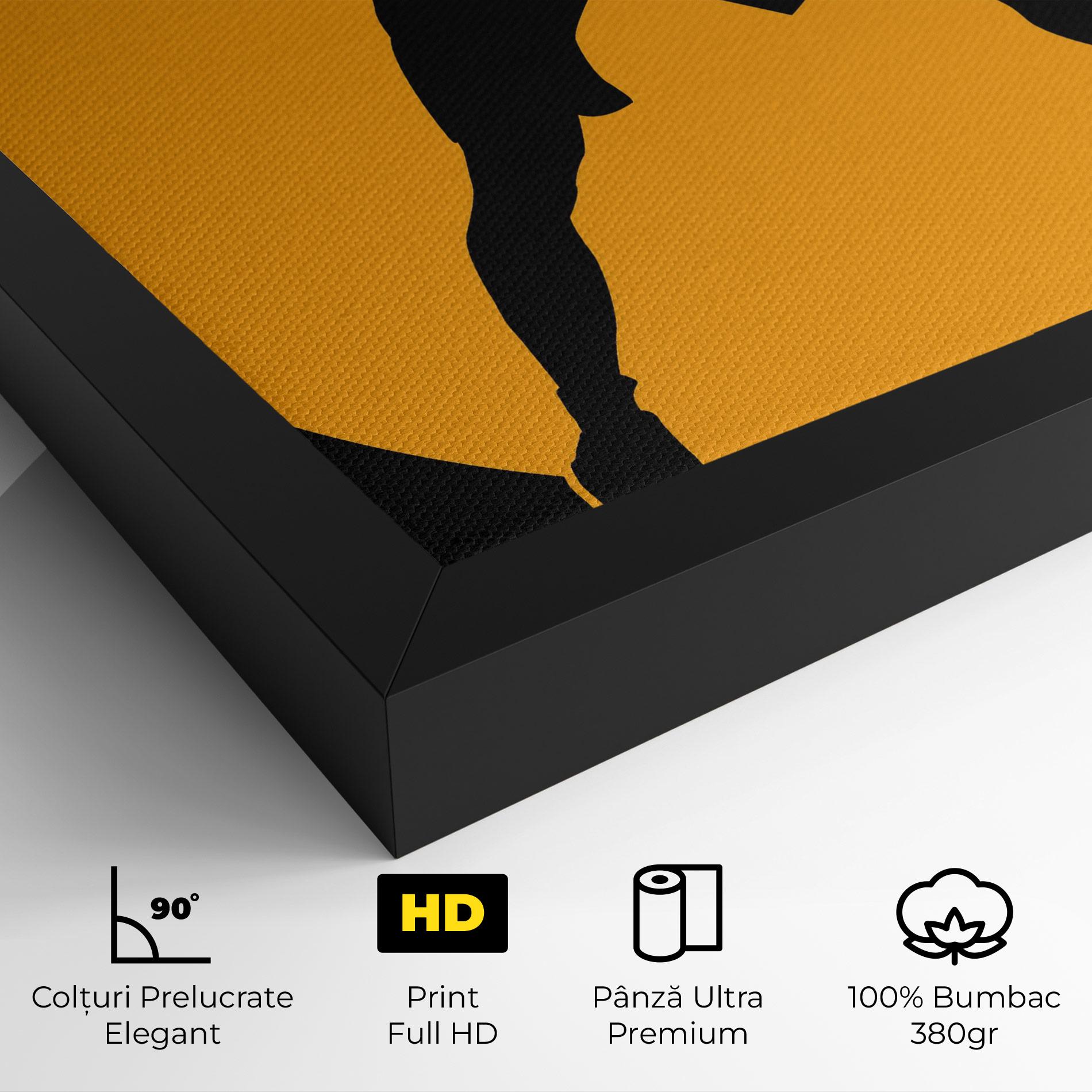 Tablou Canvas Orange Tennis mockup 4