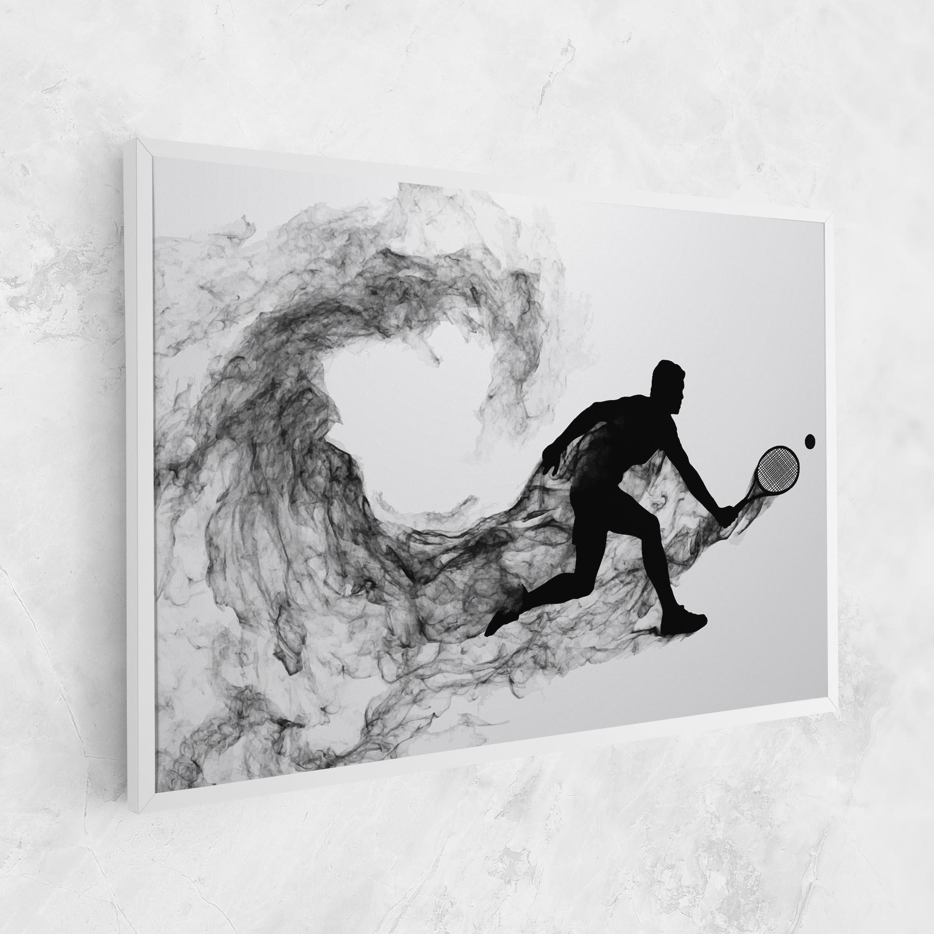 Tablou Canvas Black Smoke Tennis mockup 1