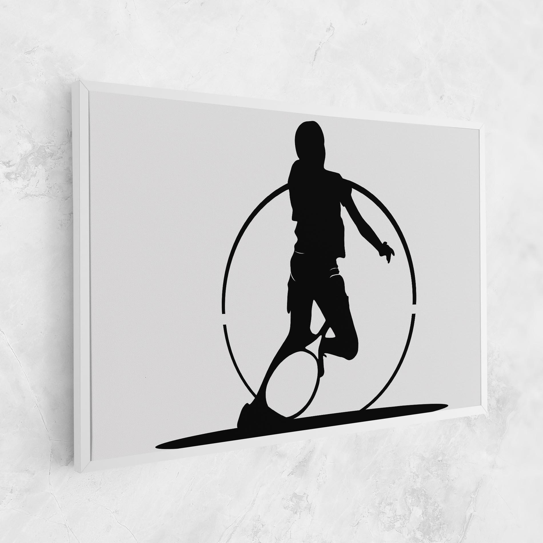 Tablou Canvas Black Tennis Circle mockup 1