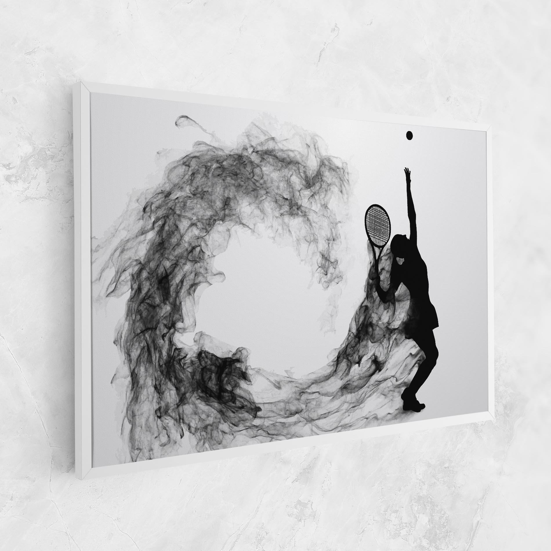 Tablou Canvas Black Tennis Smoke mockup 1