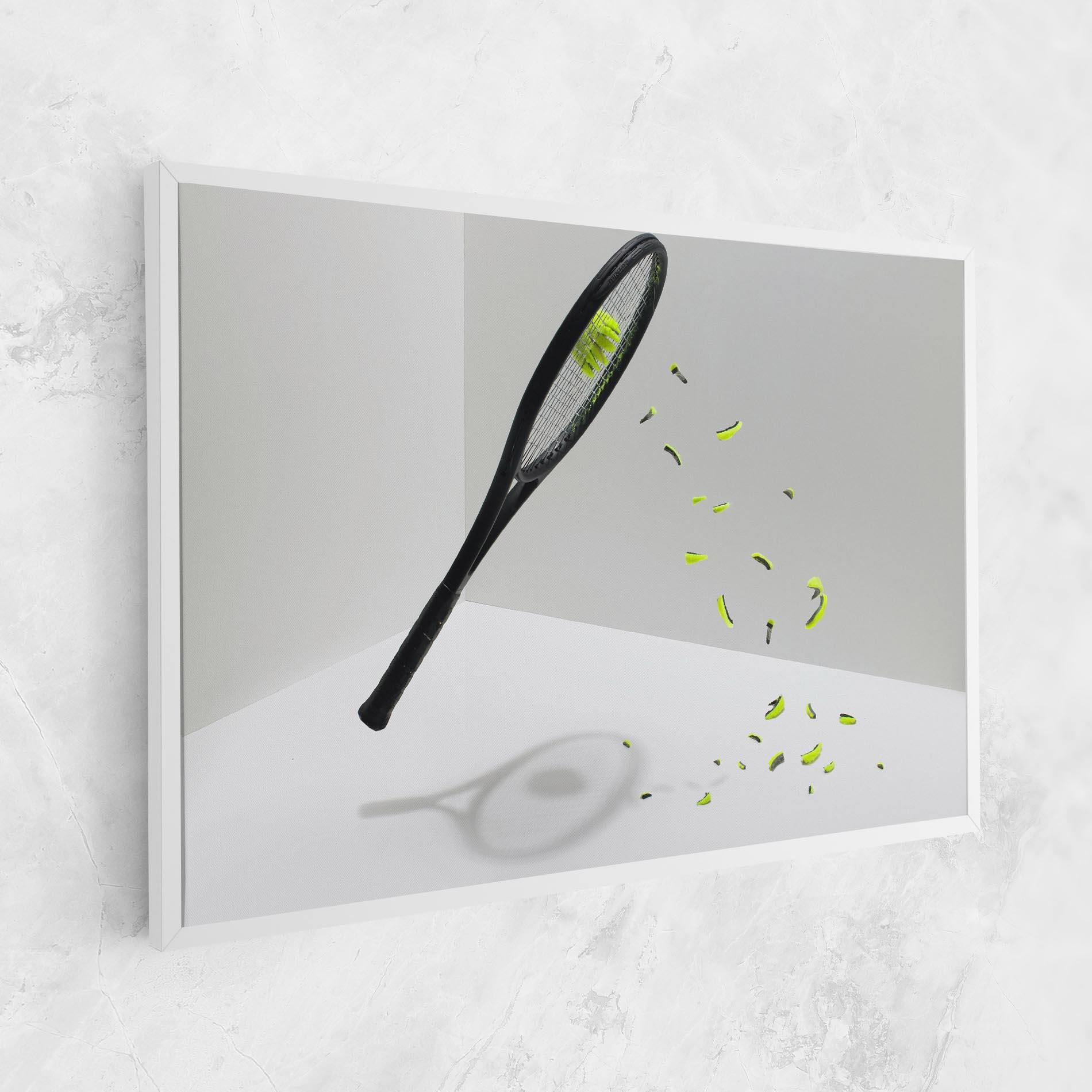 Tablou Canvas Broken Tennis Ball mockup 1