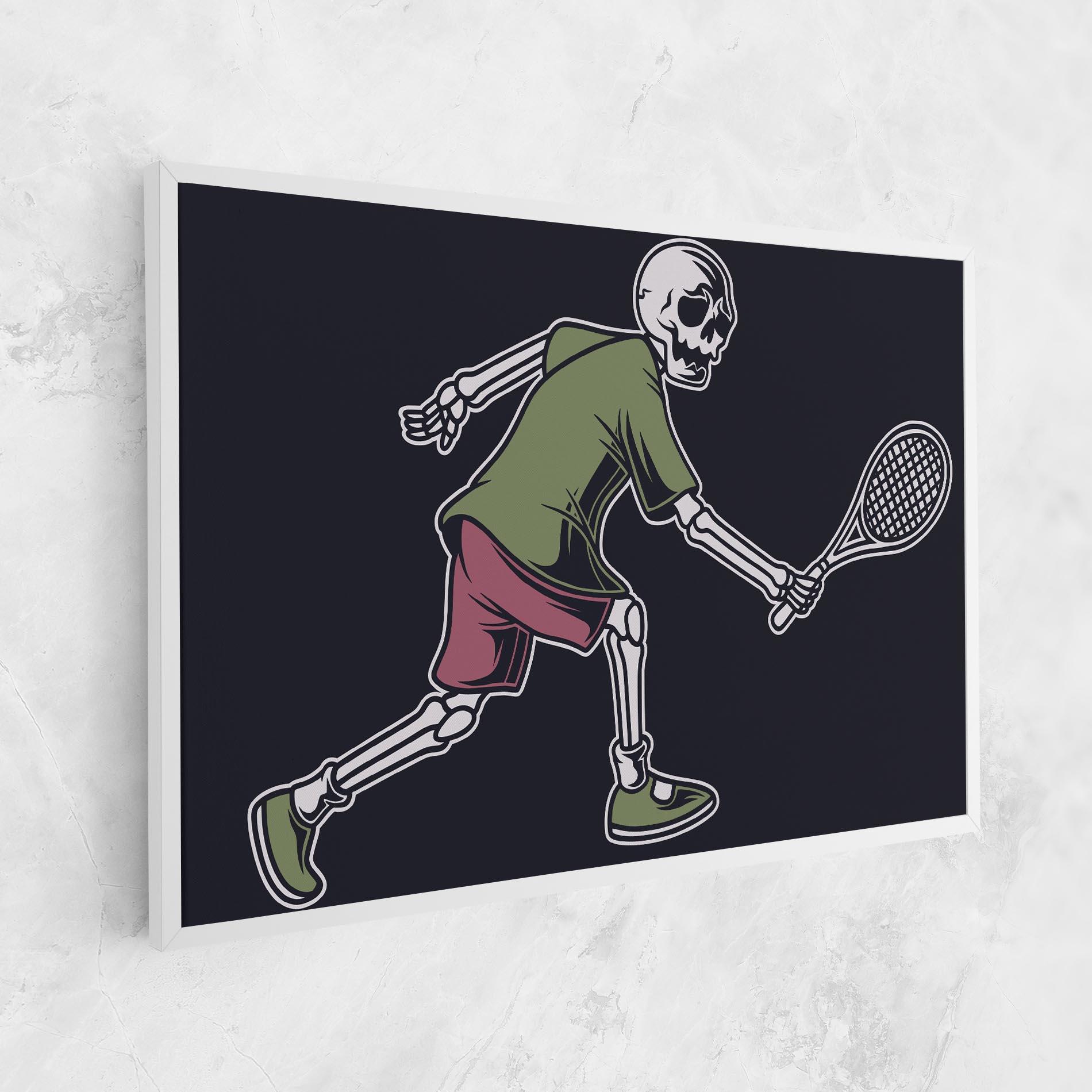 Tablou Canvas Skull Tennis mockup 1