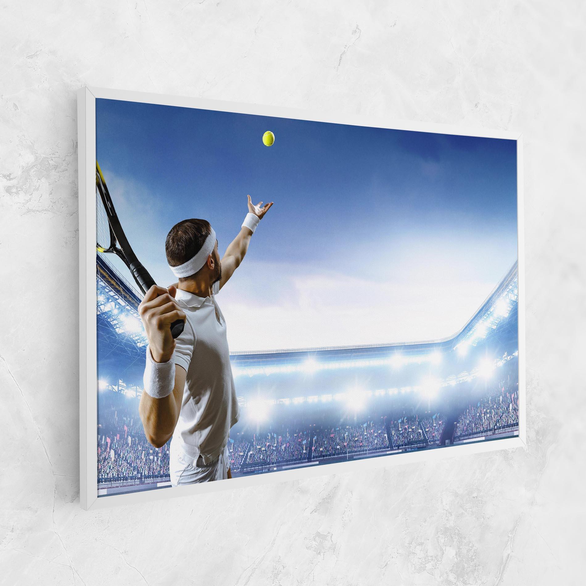 Tablou Canvas Stadium Tennis Player mockup 1