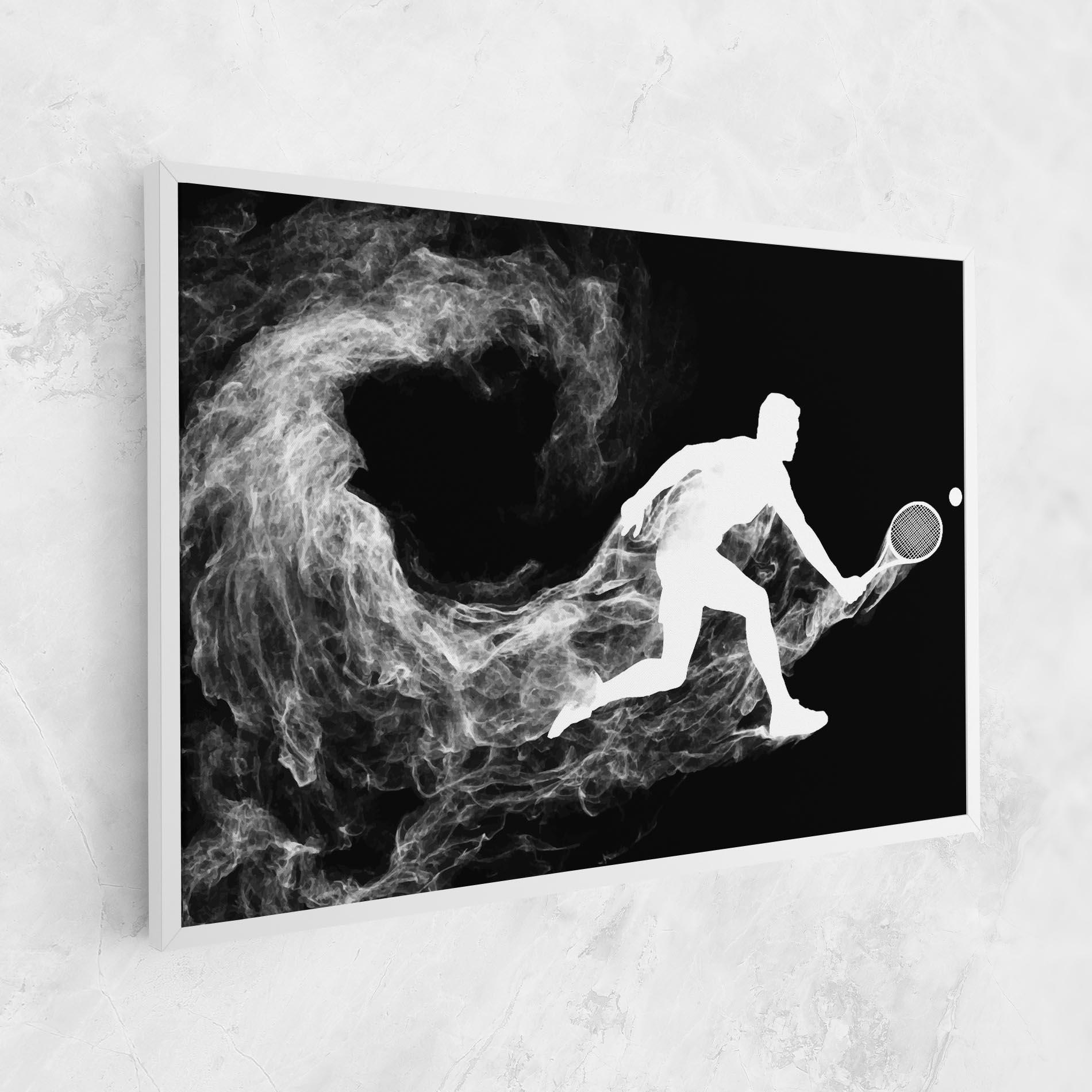 Tablou Canvas Tennis White Smoke mockup 1