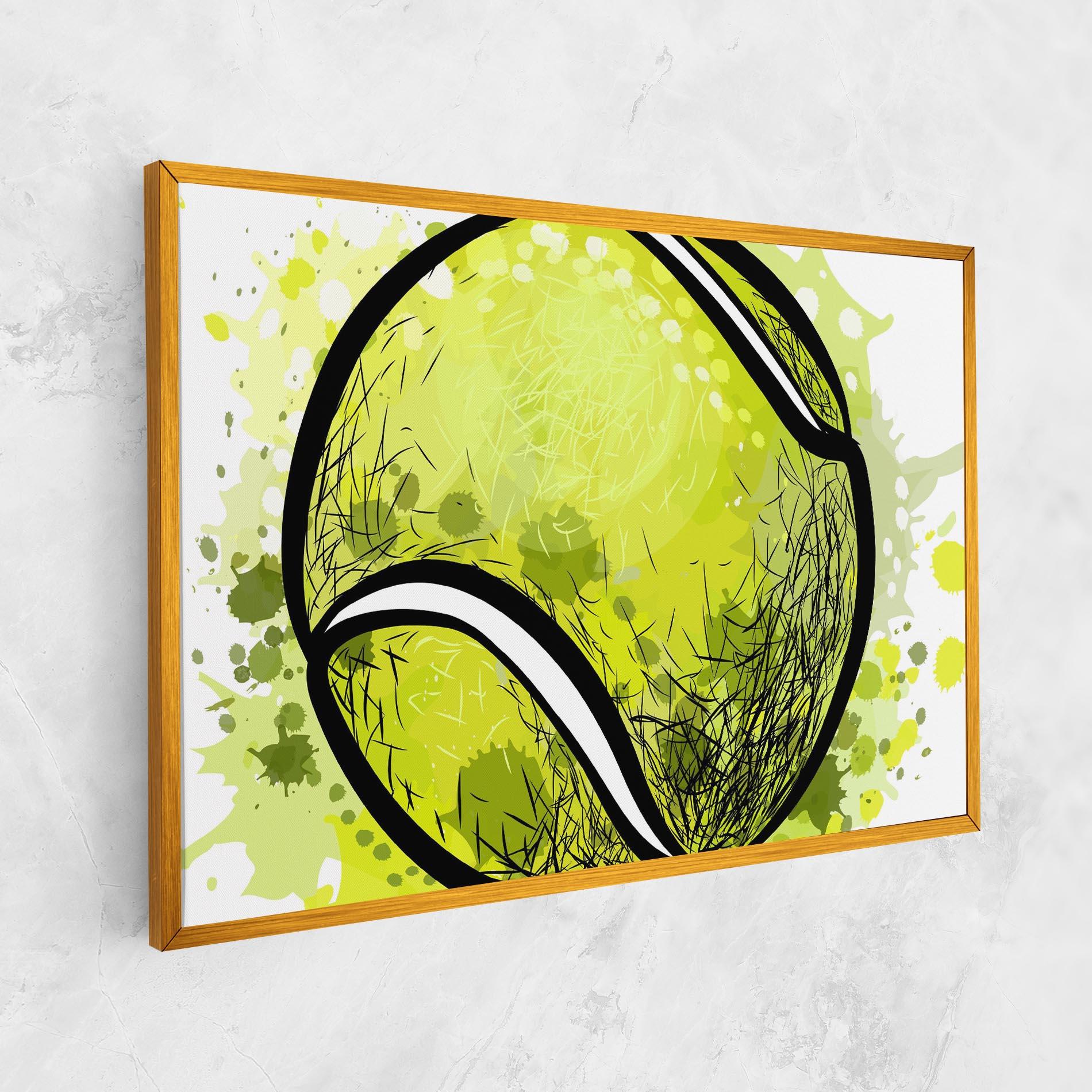Tablou Canvas Big Tennis Ball mockup 1
