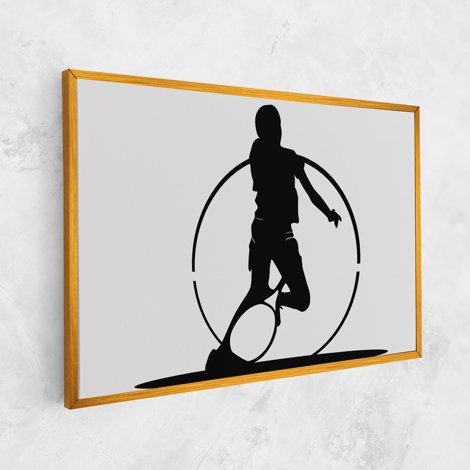 Tablou Canvas Black Tennis Circle mockup 1