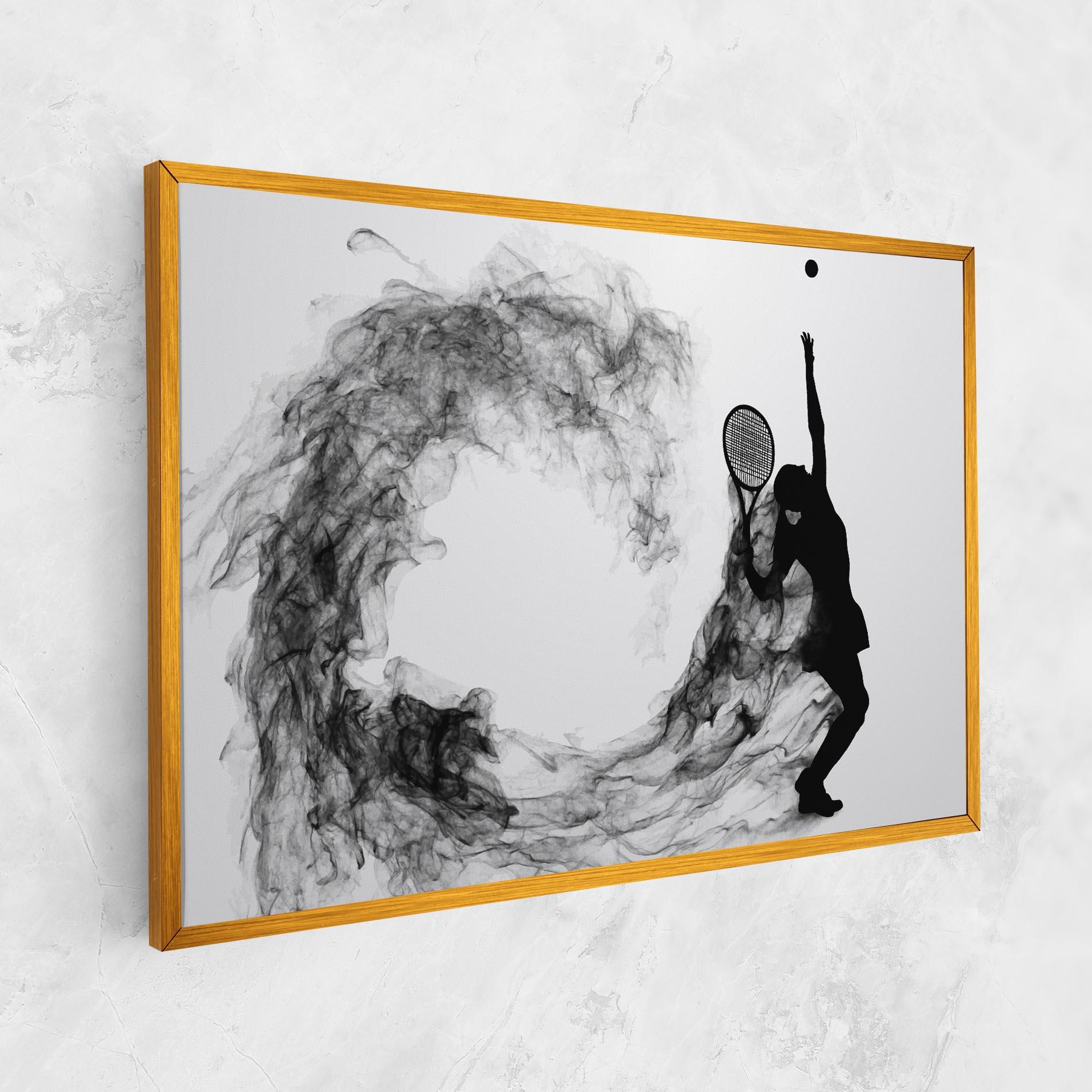 Tablou Canvas Black Tennis Smoke mockup 1