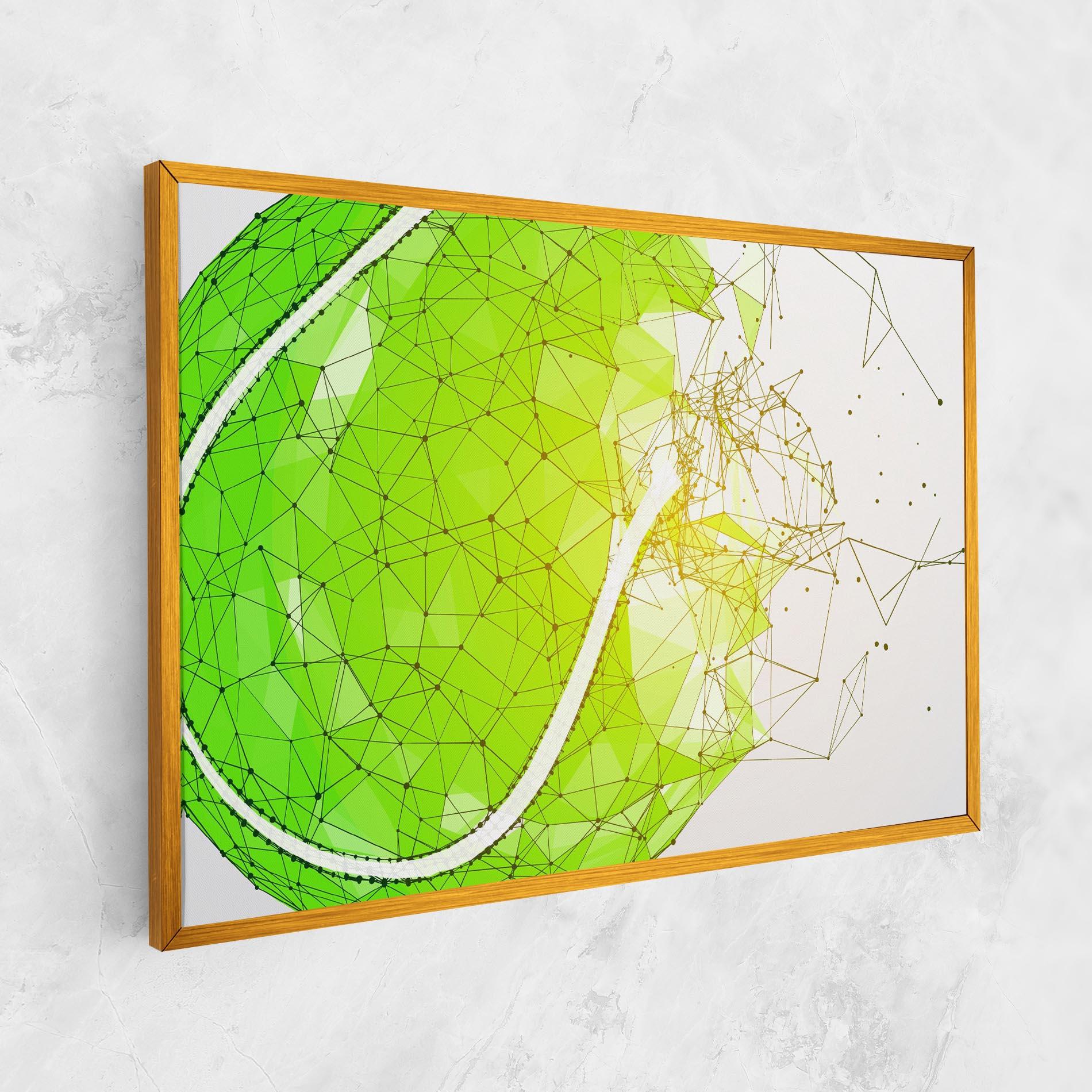 Tablou Canvas Green Line Tennis mockup 1